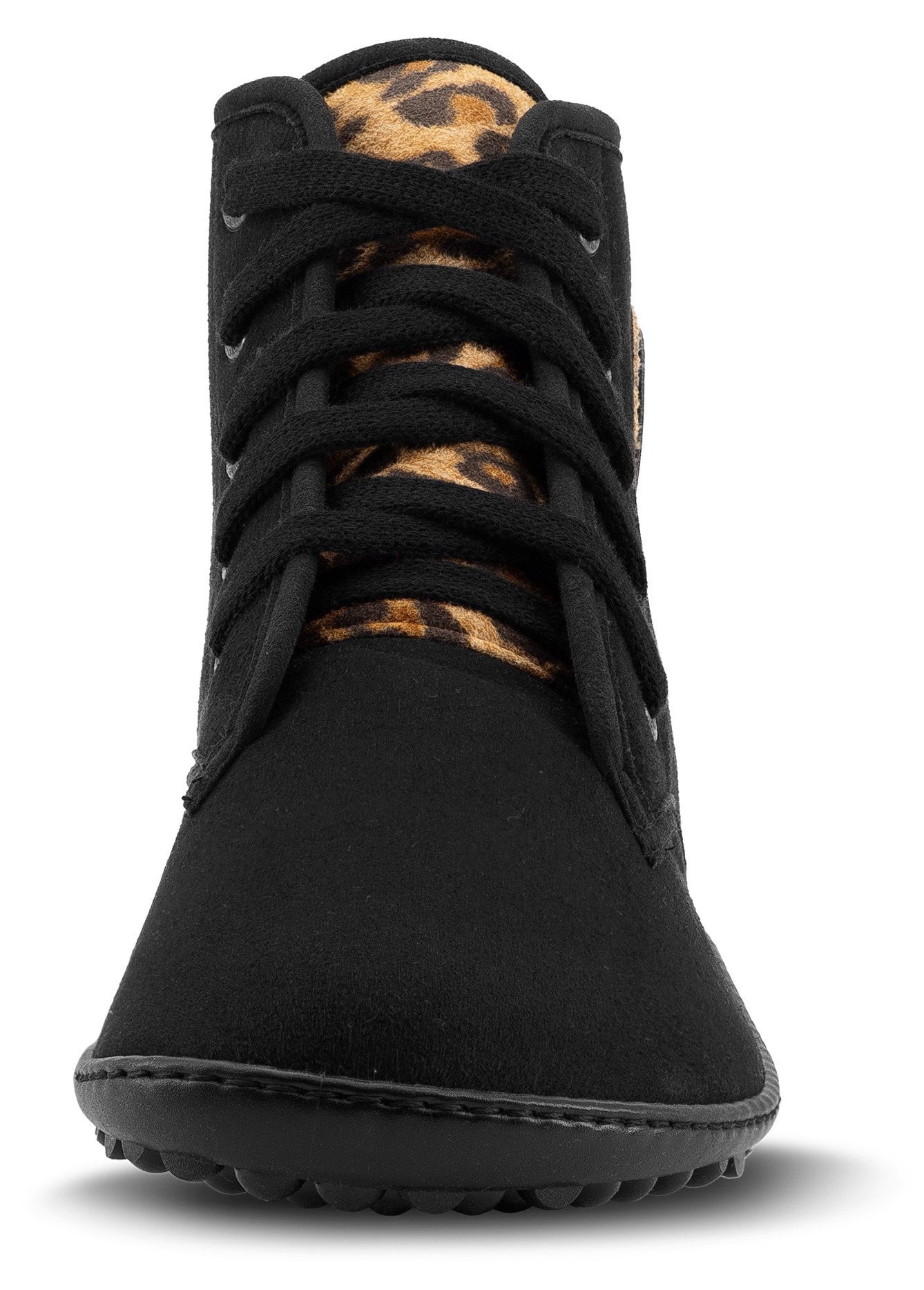 Leguano Chaussures pieds nus »CHESTER«  , Schnürboots, Sneaker mit Leomuster an der Schuhzunge