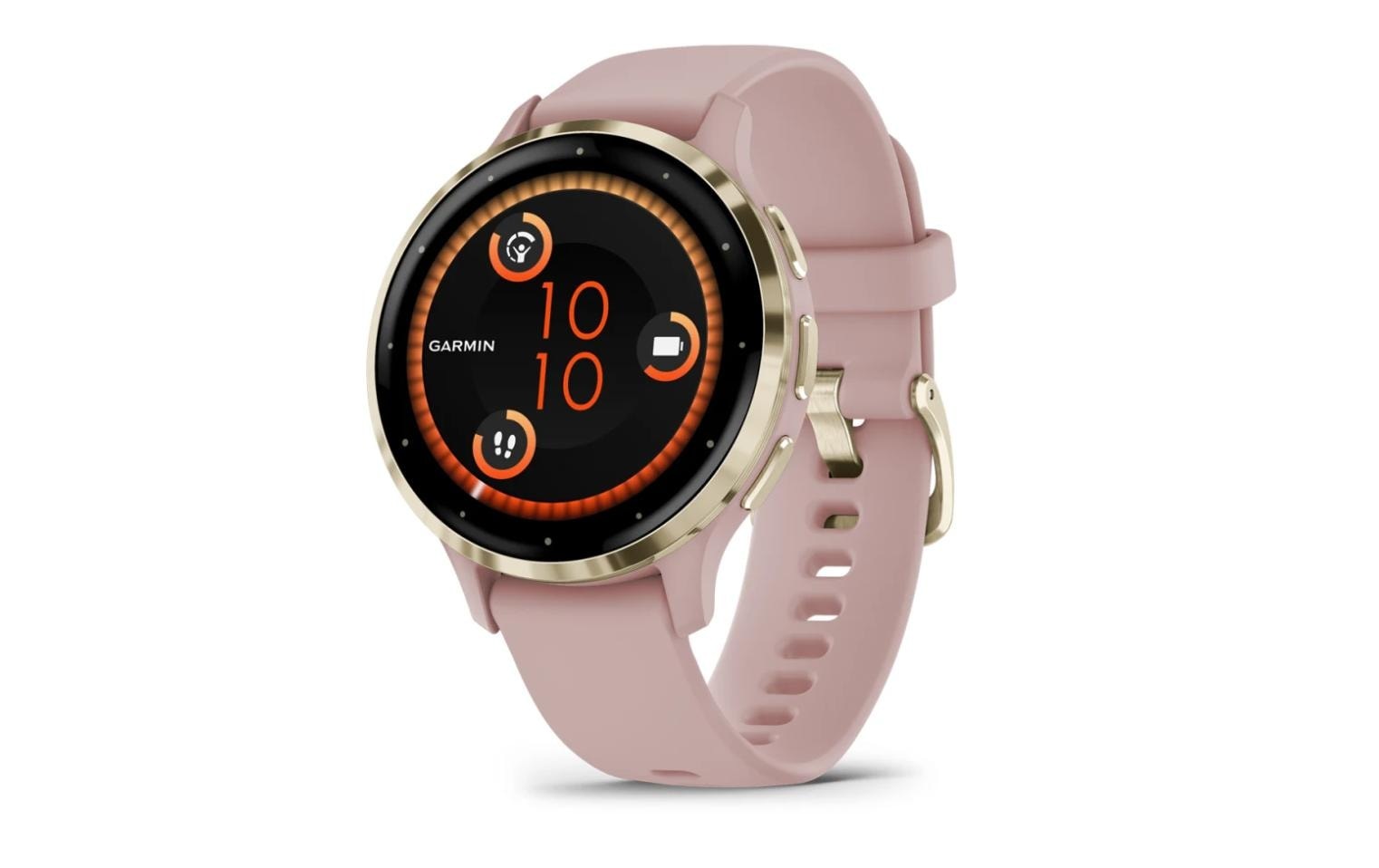 Image of Garmin Sportuhr "Venu 3S Dust Rose / Softgold"