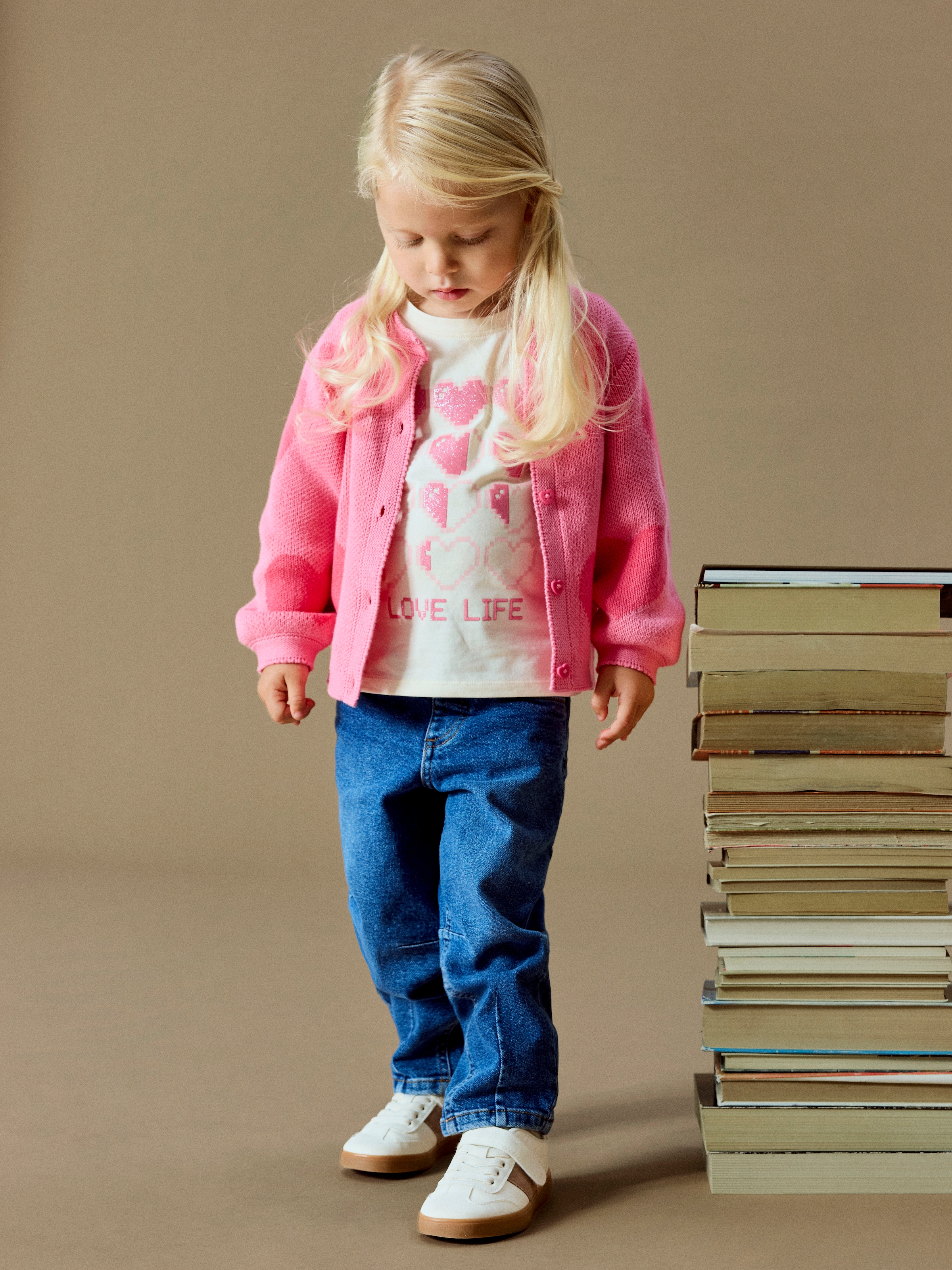Name It Veste en tricot »NMFLIANAX LS KNIT CARD« coton, coupe régulière