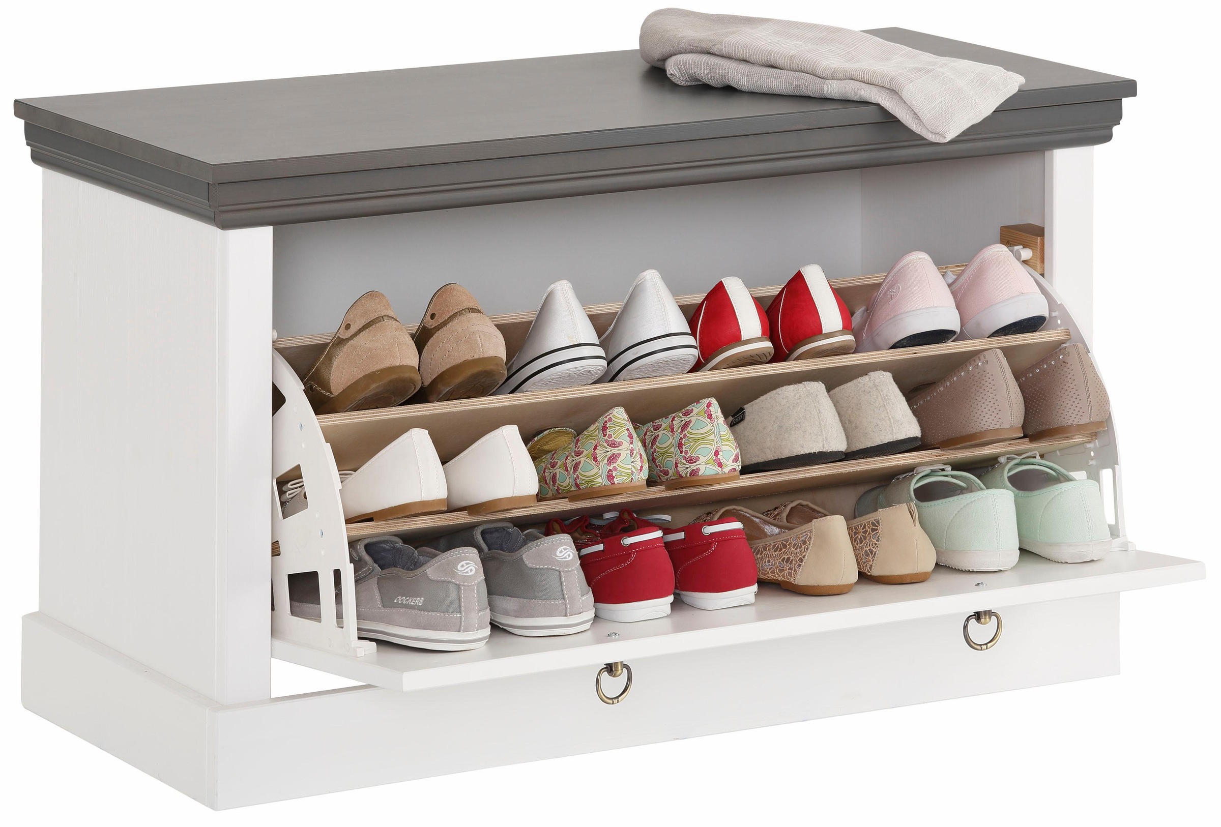 Image of Home affaire Schuhbank »Basilico«, aus massiver Kiefer bei Ackermann Versand Schweiz