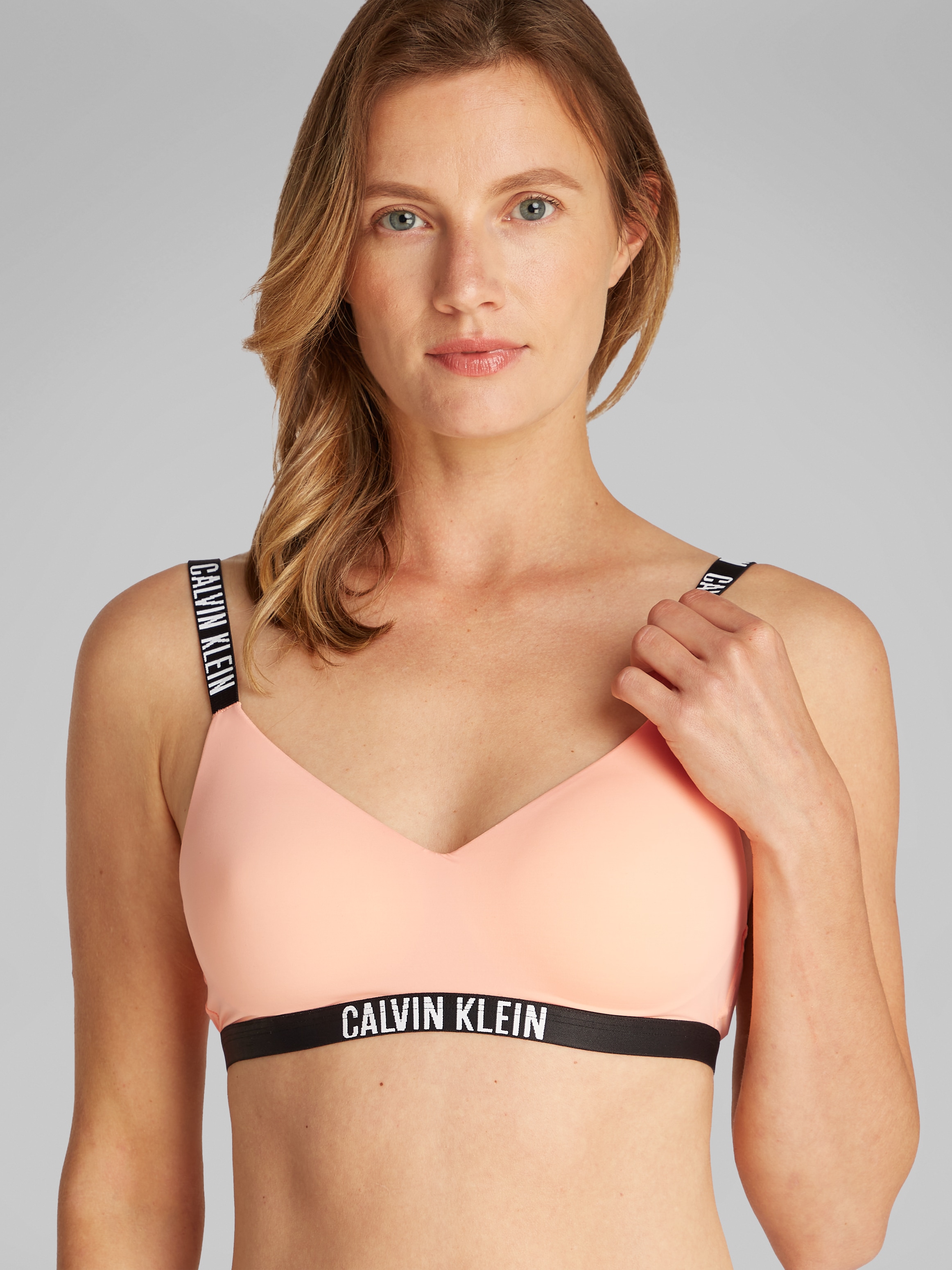 Calvin Klein Underwear Bralette »LGHTLY LINED BRALETTE«, mit Logoschriftzügen