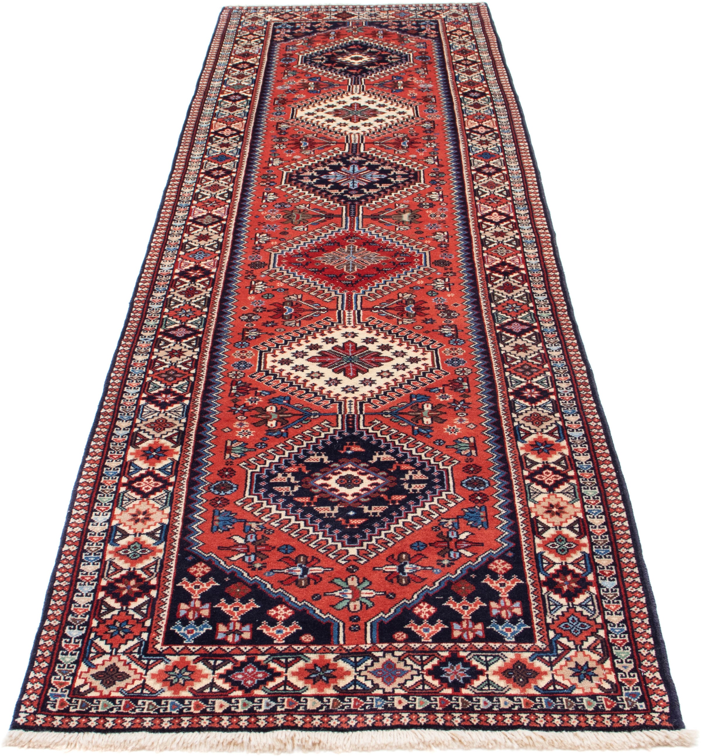Image of morgenland Orientteppich »Perser - Bidjar - 289 x 79 cm - rot«, rechteckig, 15 mm Höhe, Wohnzimmer, Handgeknüpft, Einzelstück mit Zertifikat bei Ackermann Versand Schweiz