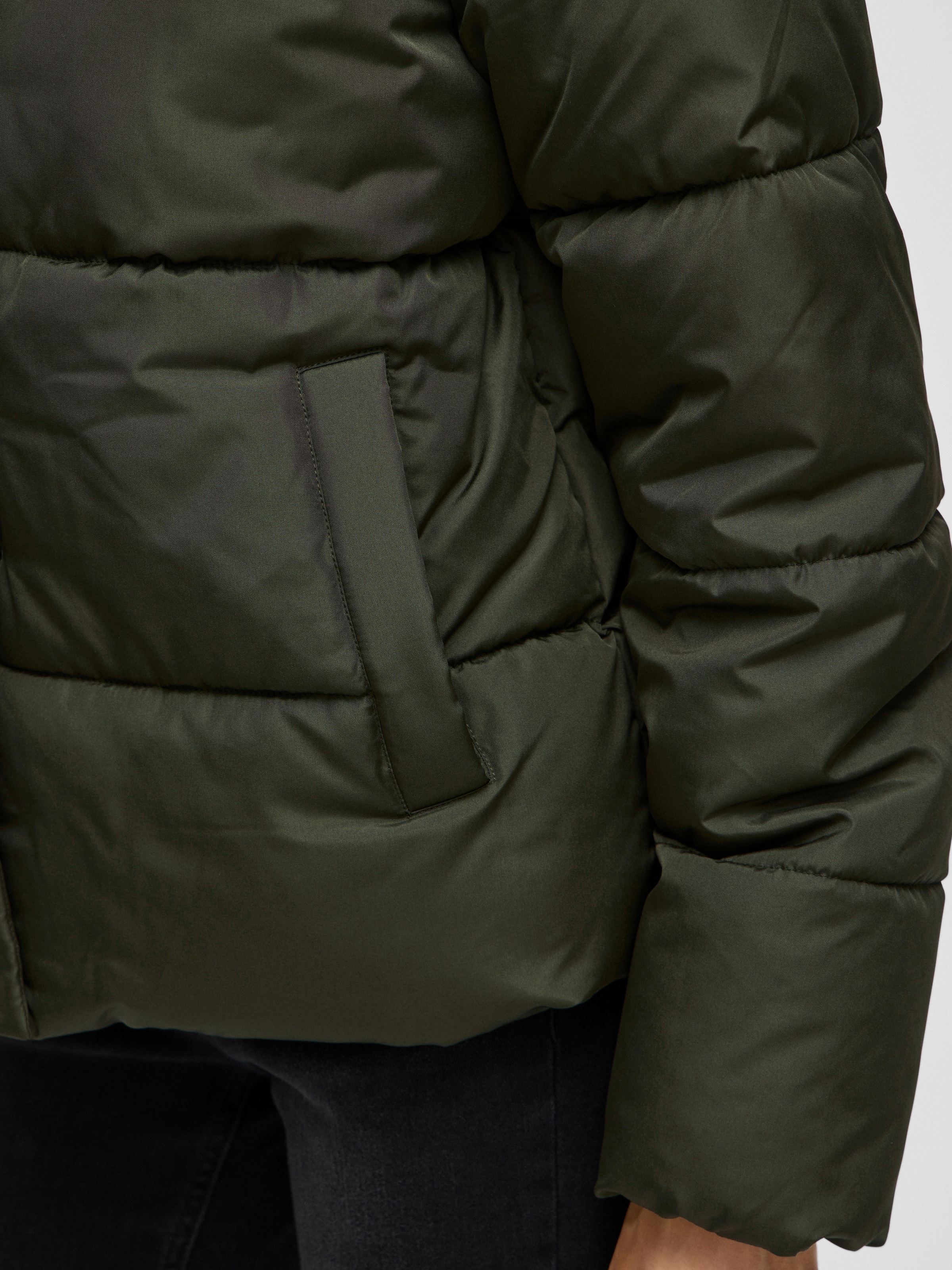 Vila Steppjacke »VIMILJA PADDED PUFFER - NOOS«, mit Kapuze