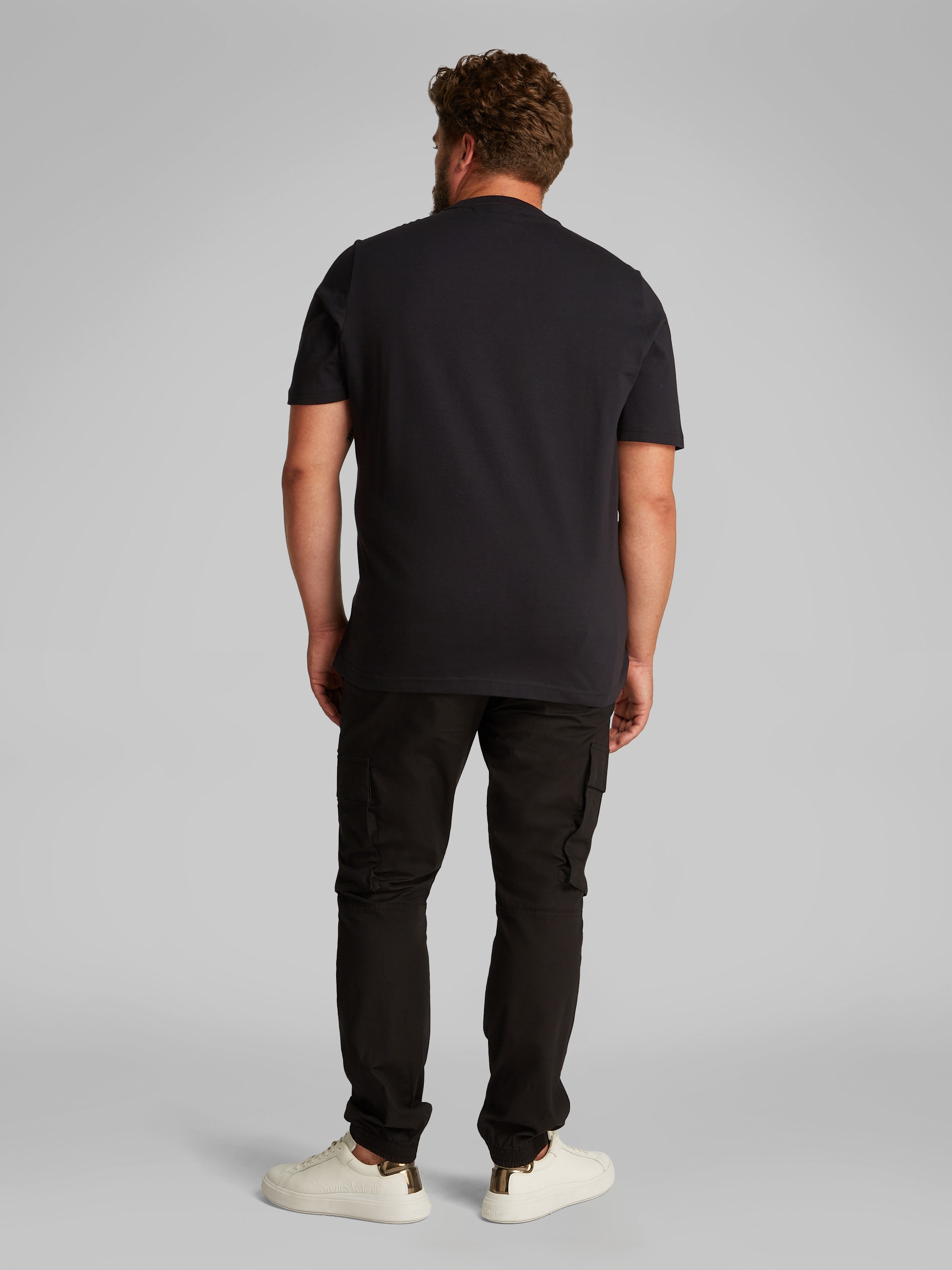 Calvin Klein Big&Tall Rundhalsshirt »BT_NY CHEST BOX LOGO T-SHIRT« in Grossen Grössen mit Logoprint