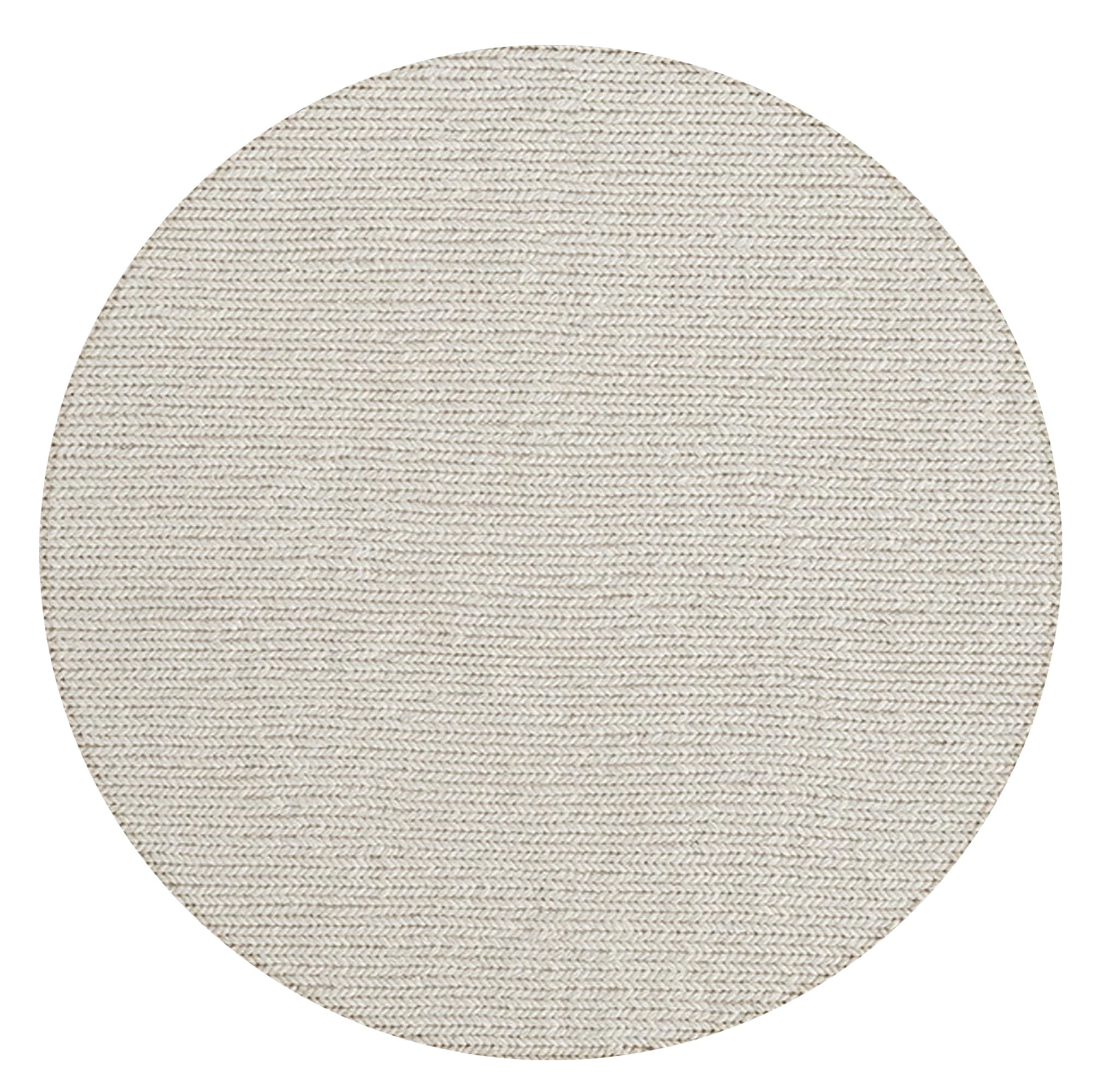 Image of the carpet Teppich "Premium Wool" rund Wool Handweb-Teppich Naturfaser Wollteppich