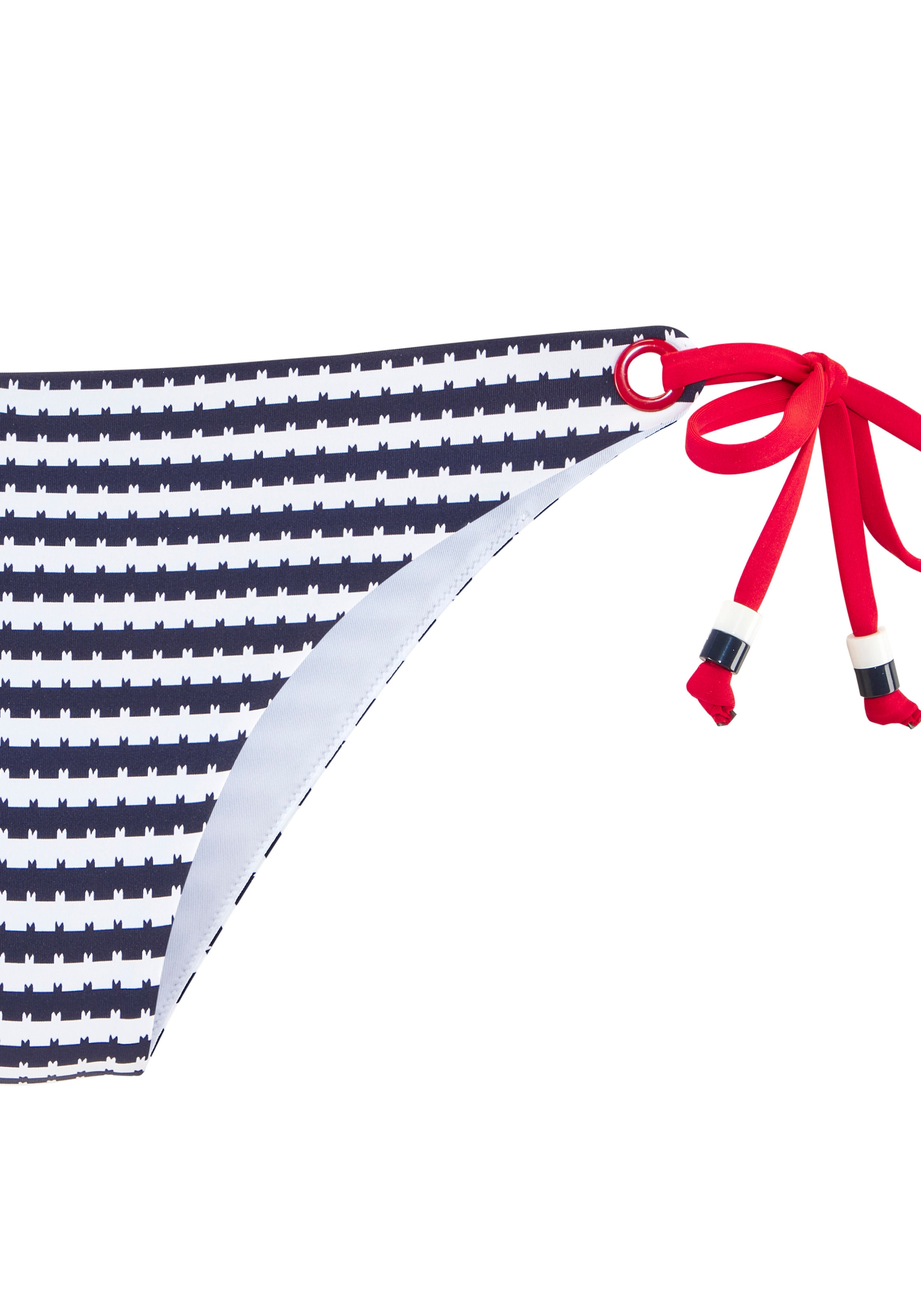 s.Oliver Pantalon de bikini »Elain« mit kontrastfarbigen Zierringen