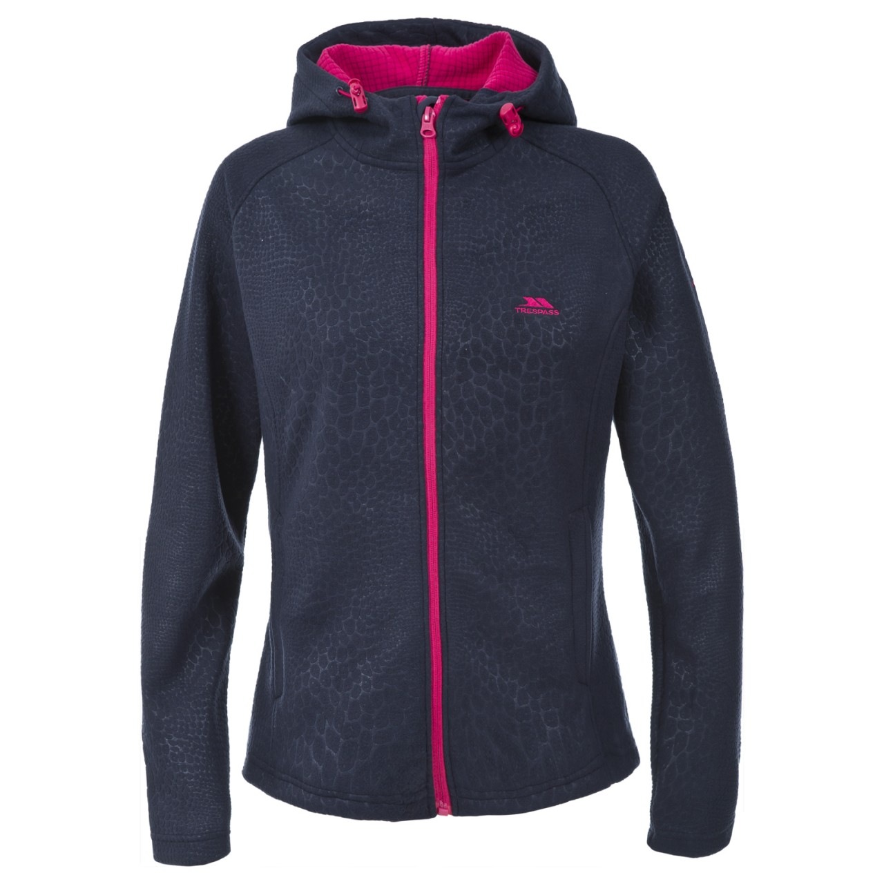 Fleecejacke »Damen Fleece Jacke Zita mit Kapuze«