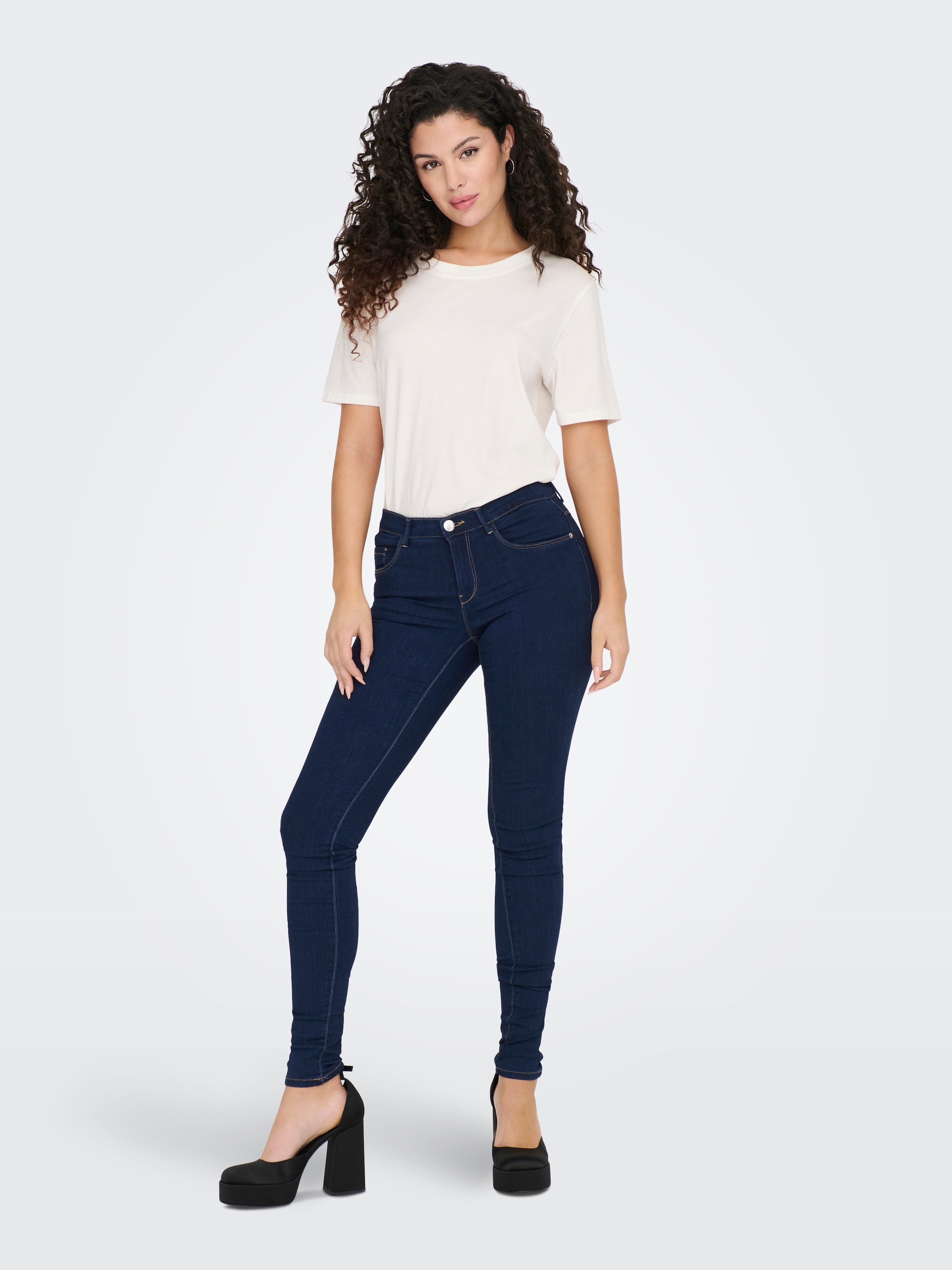 ONLY Jeans skinny »ONLRINA – Skinny Jeans mit Viskose und Stretch« skinny fit, modisch, Denim, Viskosemischung