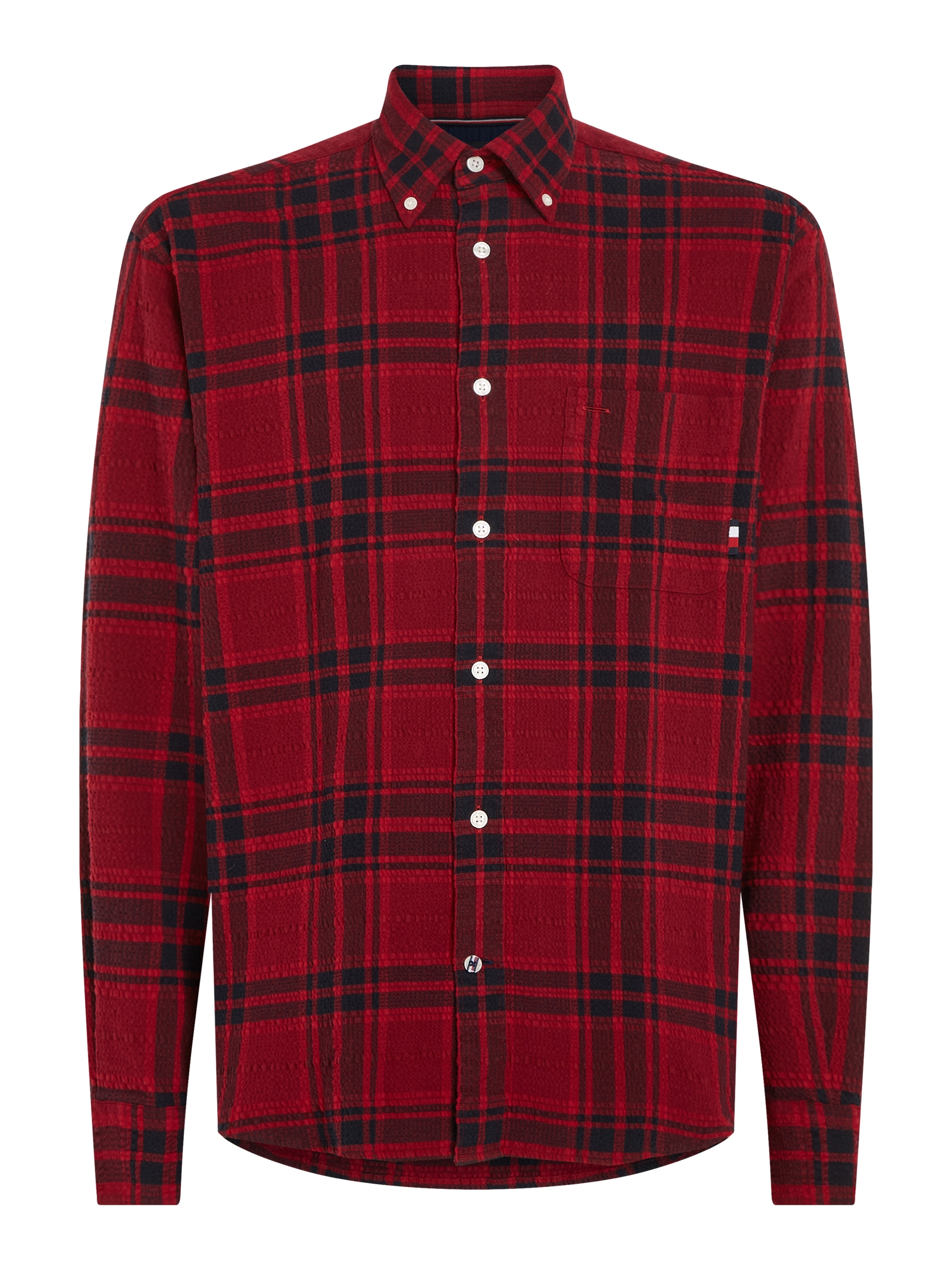 Tommy Hilfiger Langarmhemd »TONAL TARTAN SHIRT«