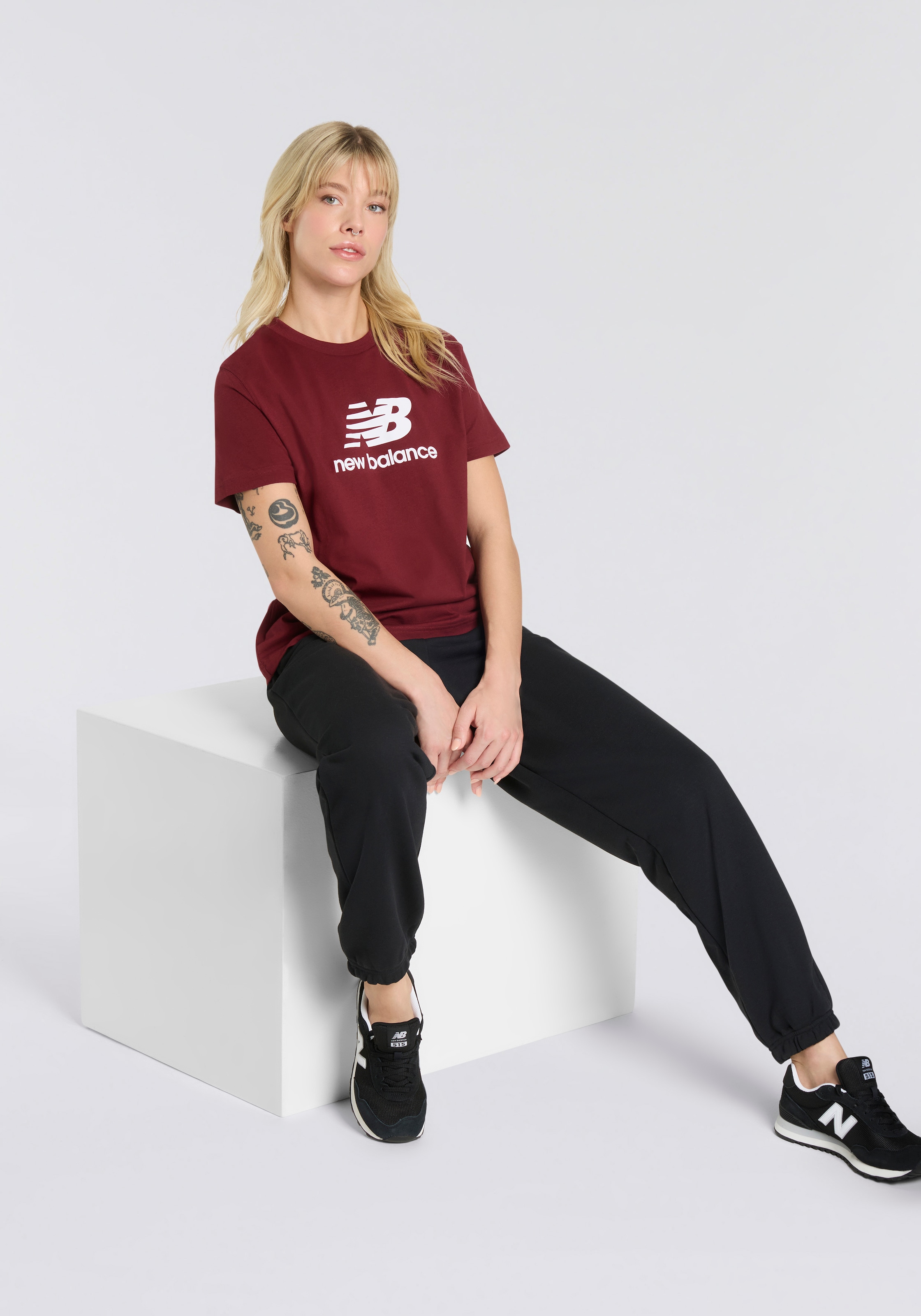 New Balance T-shirt »Sport Essentials Jersey Logo T-Shirt«