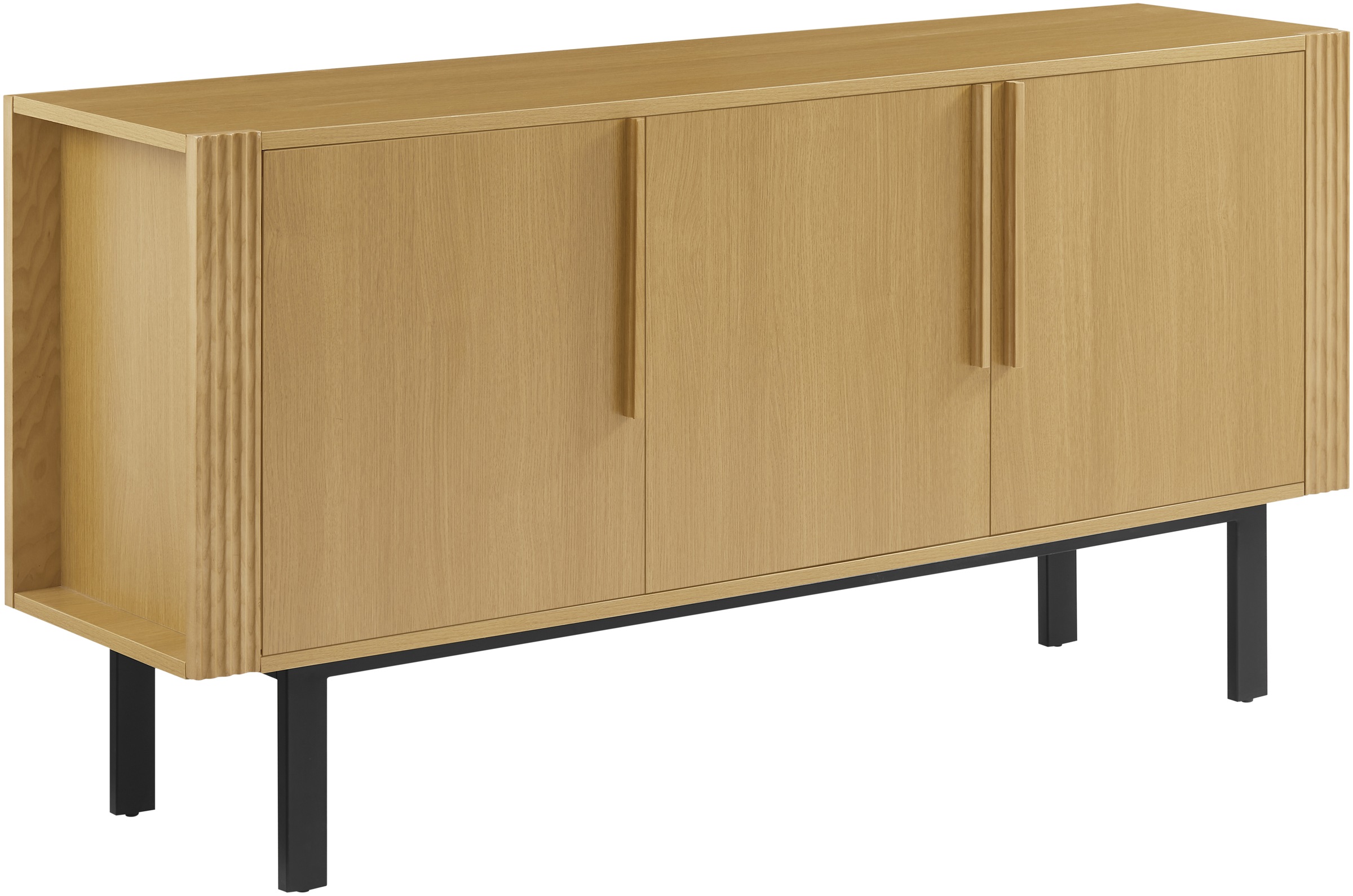 Image of GOODproduct Sideboard "Stiven" Eukalyptus und Esche, kombiniert mit Melamin, MDF und ABS-Kunststoff