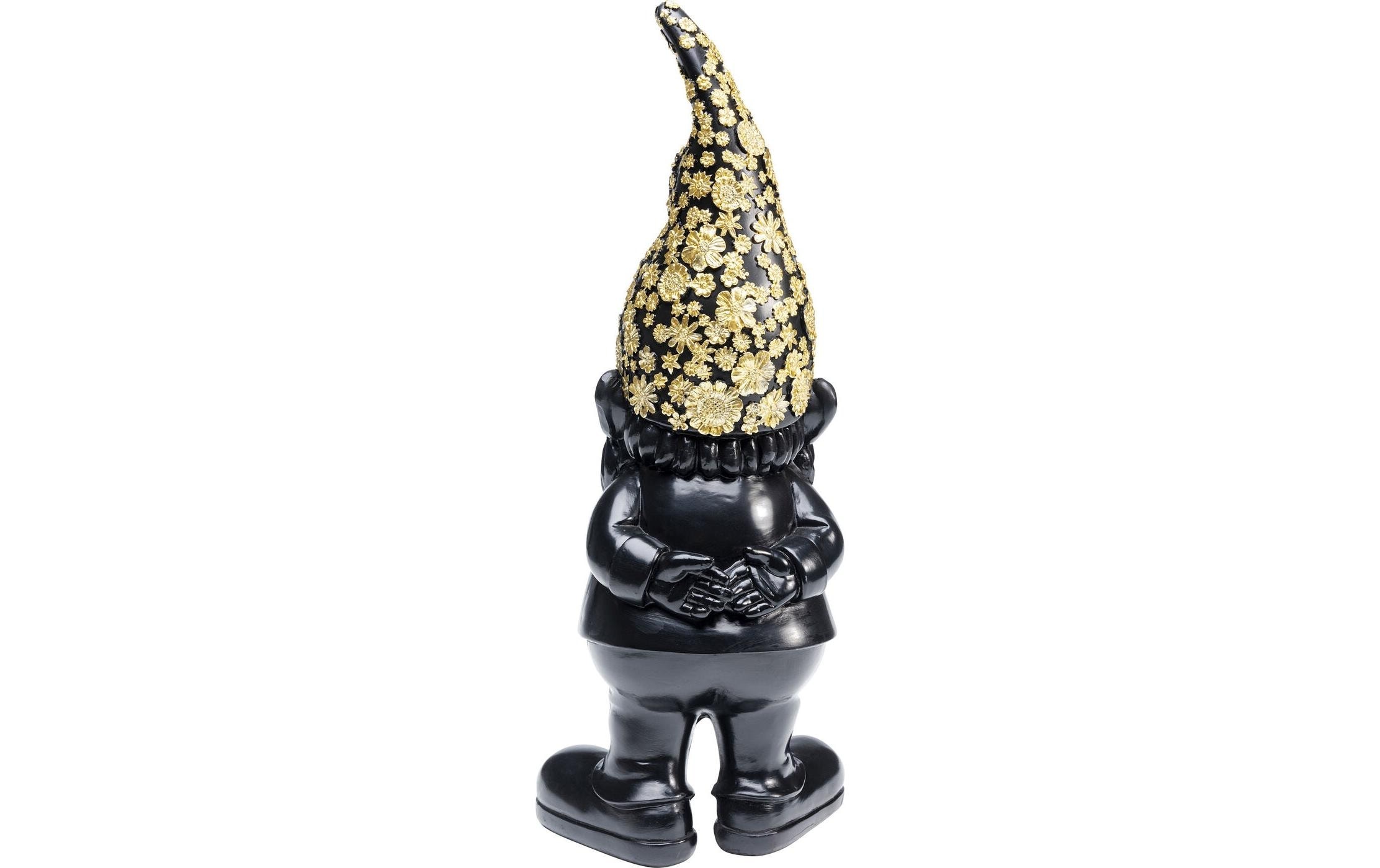 Kare Design Dekofigur »Zwerg Stehend, Schwarz-Goldfarben«
