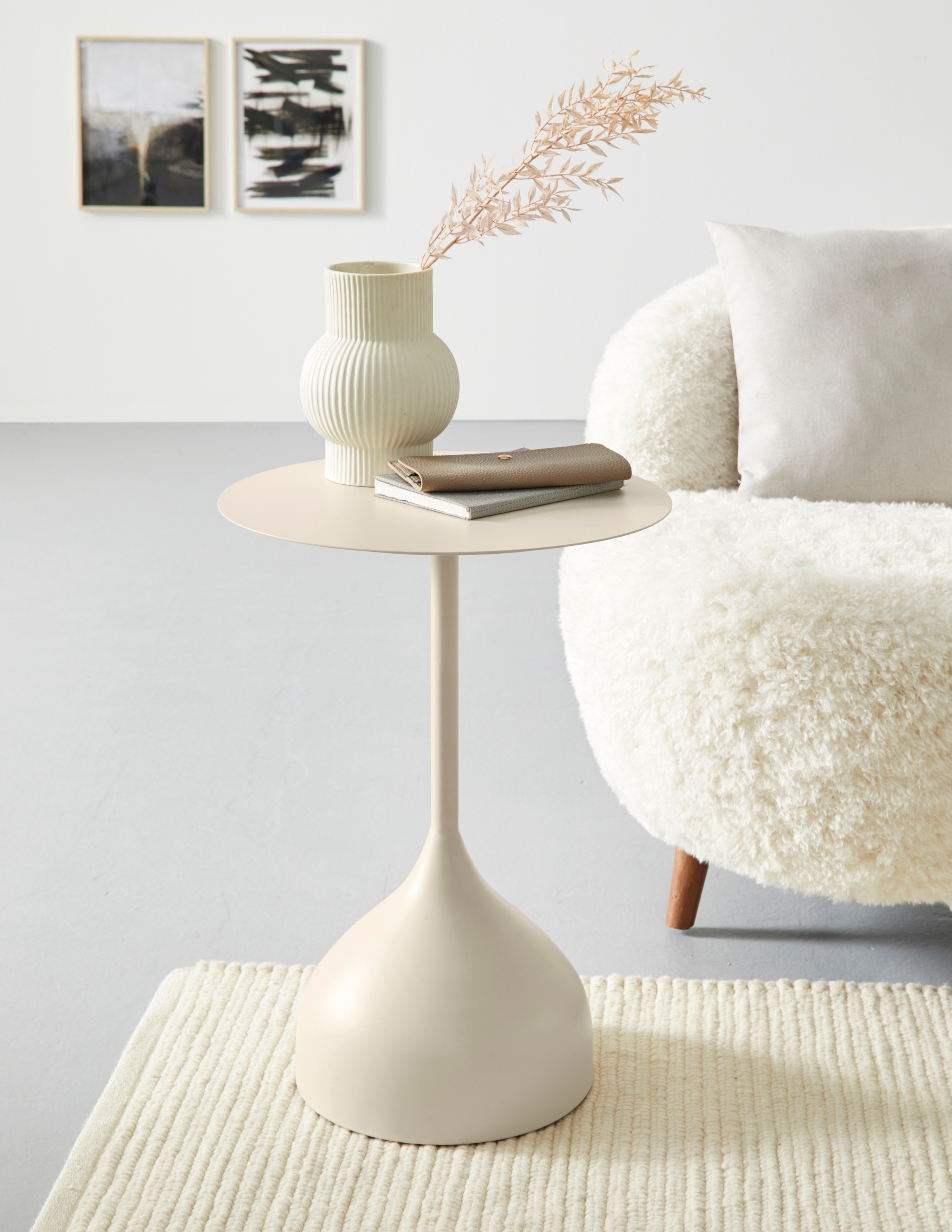 LeGer Home by Lena Gercke Beistelltisch "Narada" pulverbeschichtetes Metall, Breite 40 cm