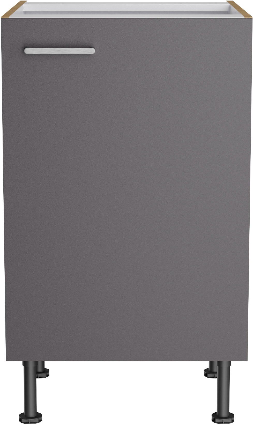 KOCHSTATION Unterschrank »KS-Lucy« Breite 50 cm, mit 1 Tür, 1 Einlegeboden, Soft-Close, verstellbare Füsse