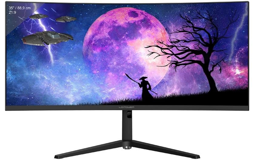 LC-Power LED-Monitor »LC-M35-UWQHD-120-C«, 88,55 cm/35 Zoll, 3440 x 1440 px, UWQHD
