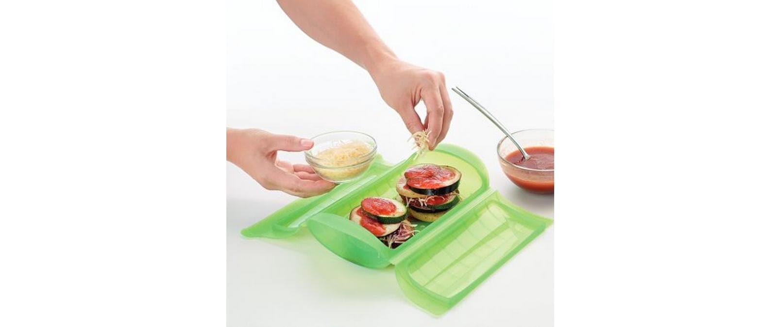   Récipient pour micro-ondes »Lékué mit Ablage« 1 pièces tlg.