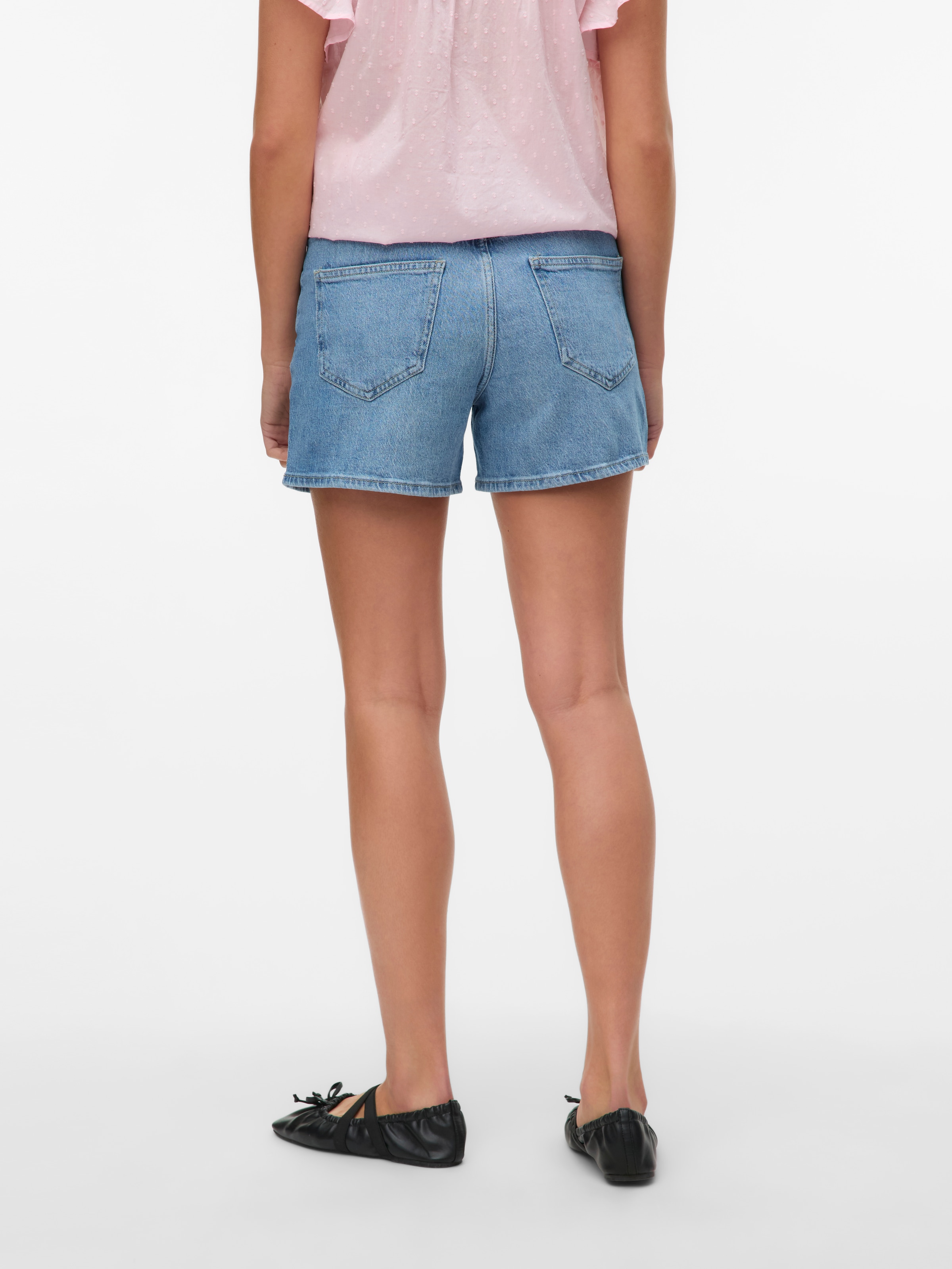 Vero Moda Jeansshorts »VMTESS MR SHORT DNM SHORTS MIX GA NOOS« Baumwollmischung, regular fit