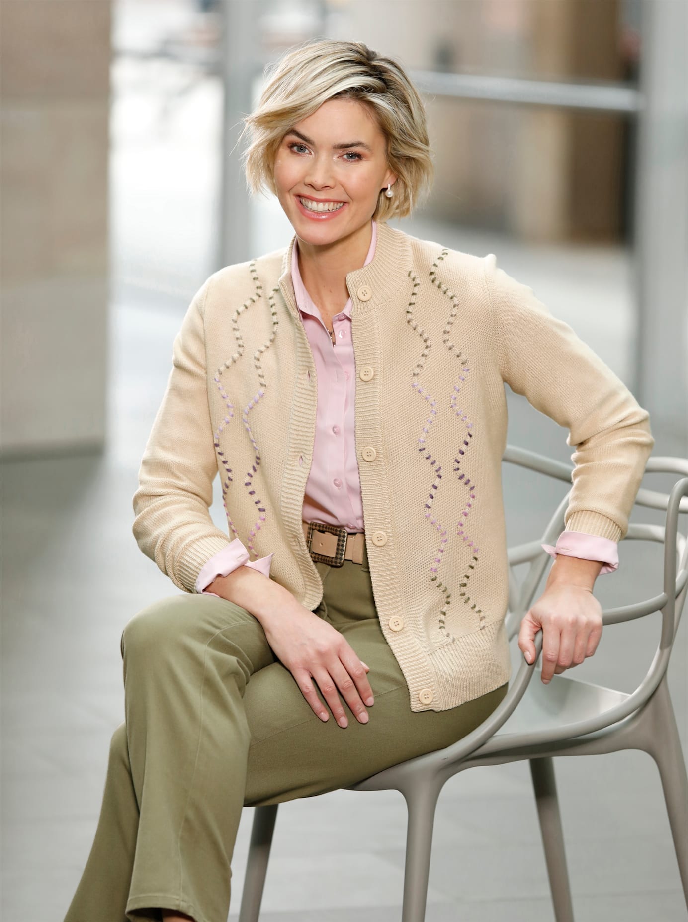 Classic Basics Strickjacke
