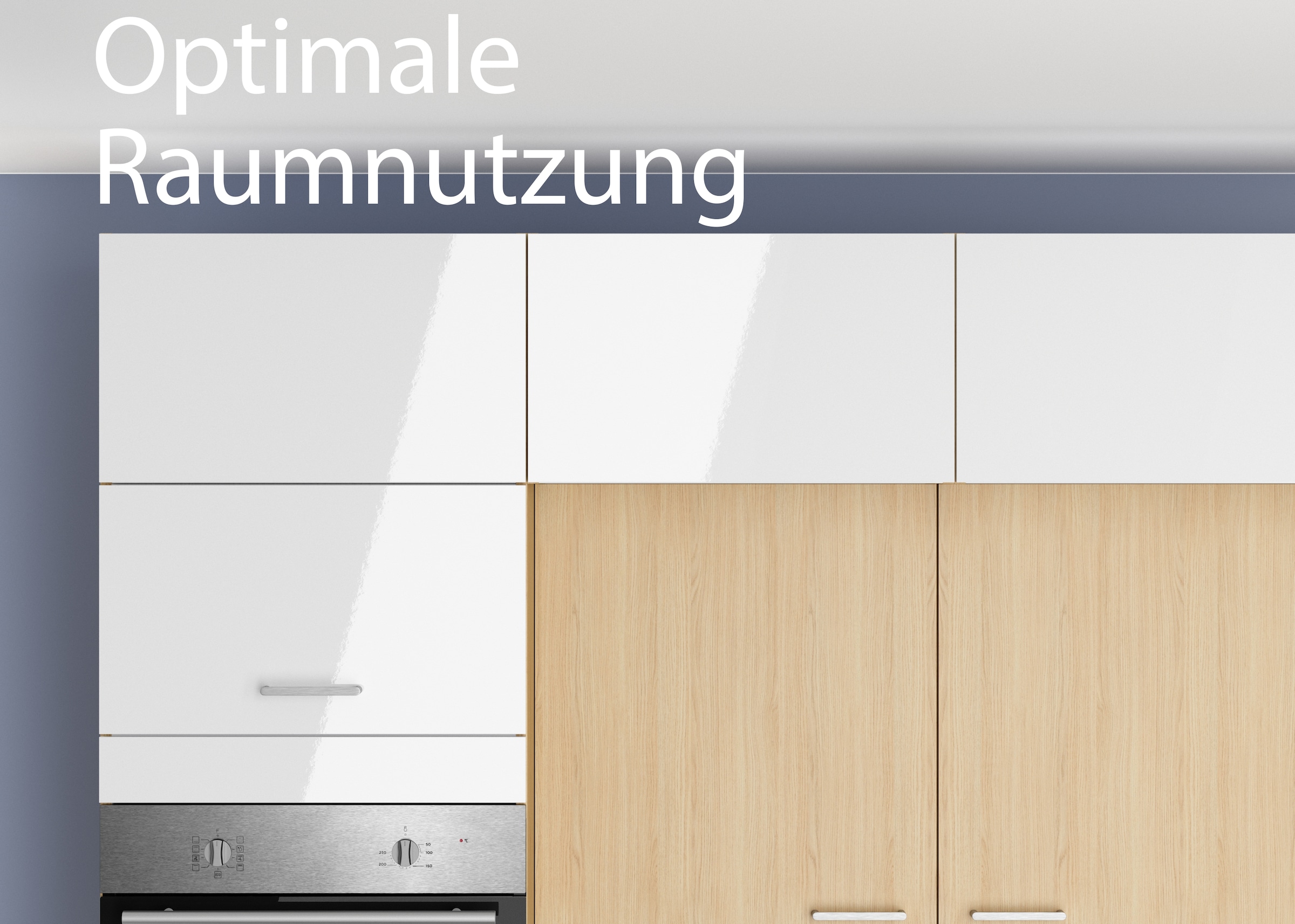 KOCHSTATION Armoire à poser »KS-Lucy« Breite 60 cm, Tiefe 57,1 cm,  mit 1 Tür "Push to Open"