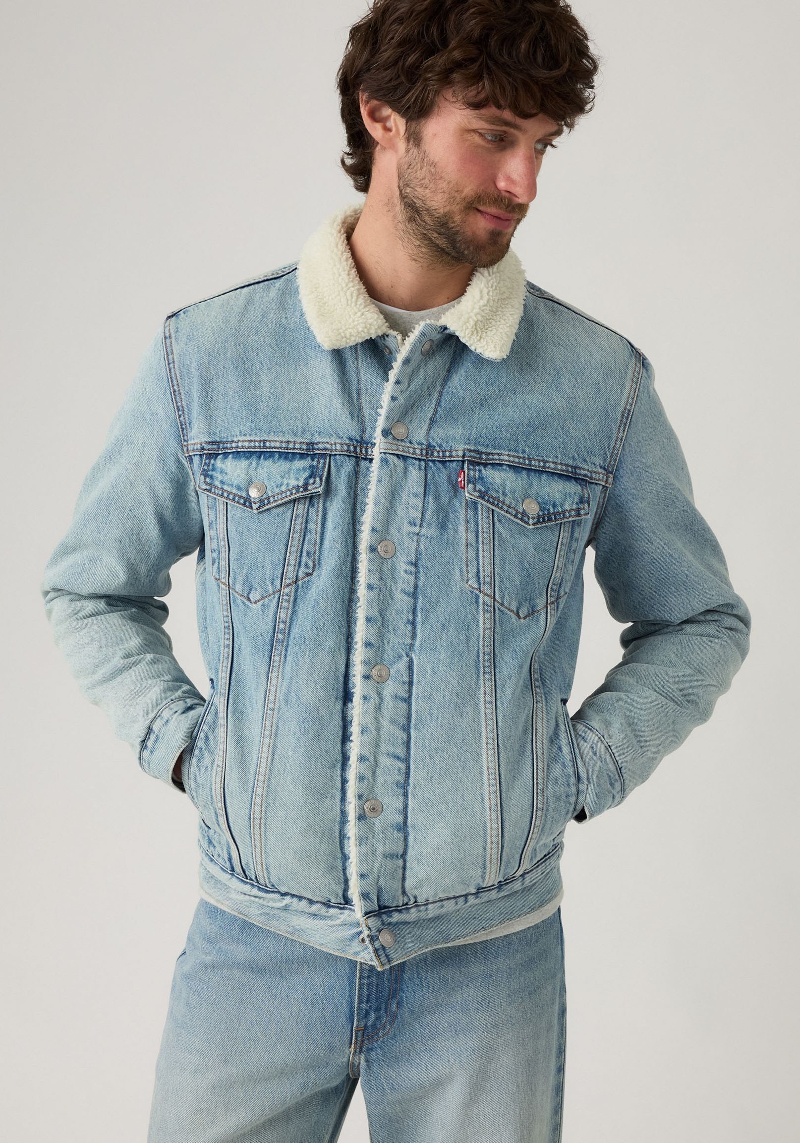 Levi's® Veste courte »SHERPA« mit Sherpa Fütterung