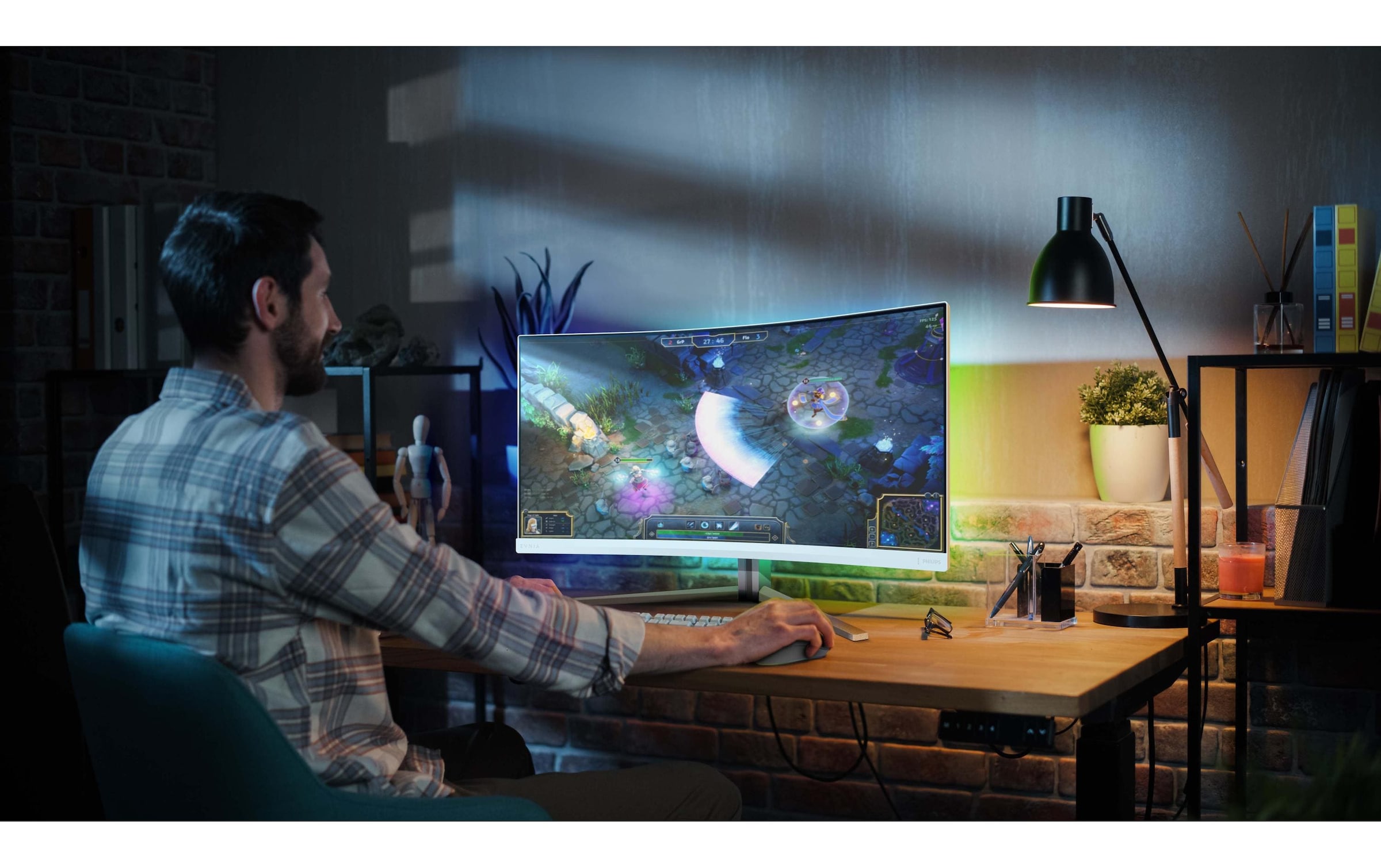 Philips Gaming-Monitor »34M2C5501A/00«, 86,02 cm/34 Zoll, 3440 x 1440 px, UWQHD, 1 ms Reaktionszeit, 180 Hz