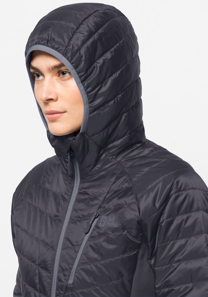 Jack Wolfskin Steppjacke »ROUTEBURN PRO INS JKT W«, mit Kapuze