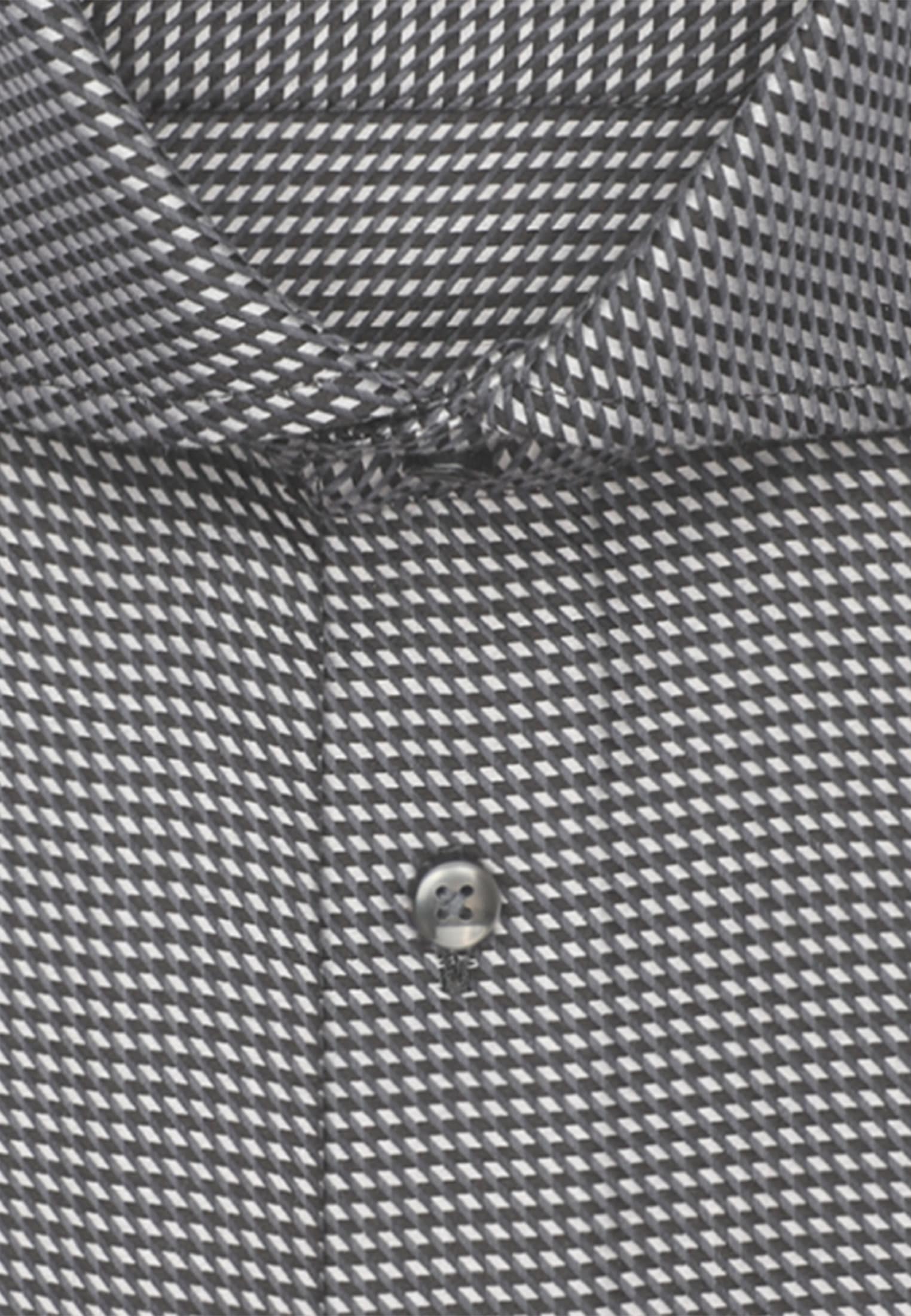 seidensticker Businesshemd »Schwarze Rose« Shaped 1/1 Kentkragen Pepita