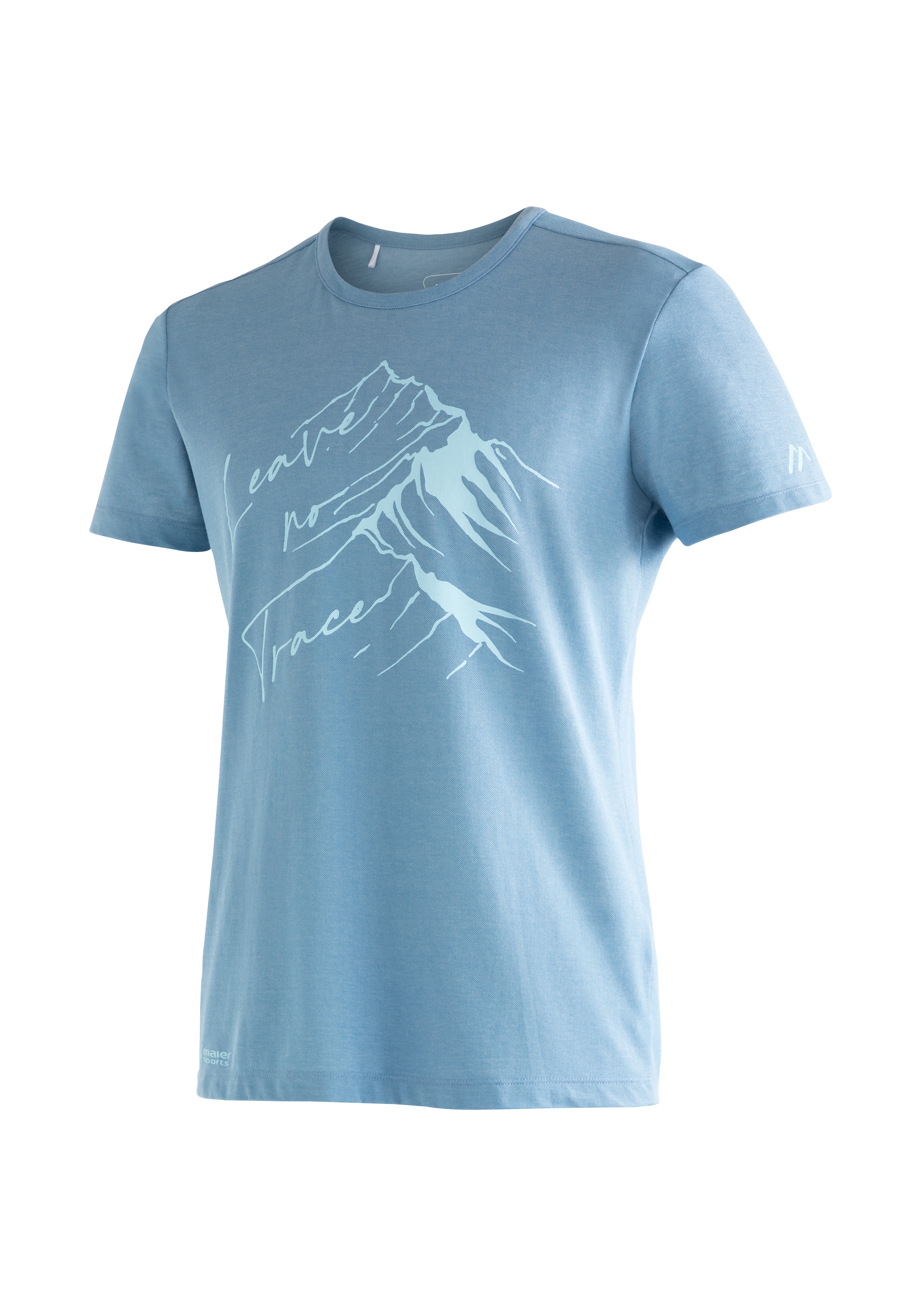 T-Shirt »Burgeis 17 M«, Herren Kurzarmshirt mit Print für Wandern und Freizeit