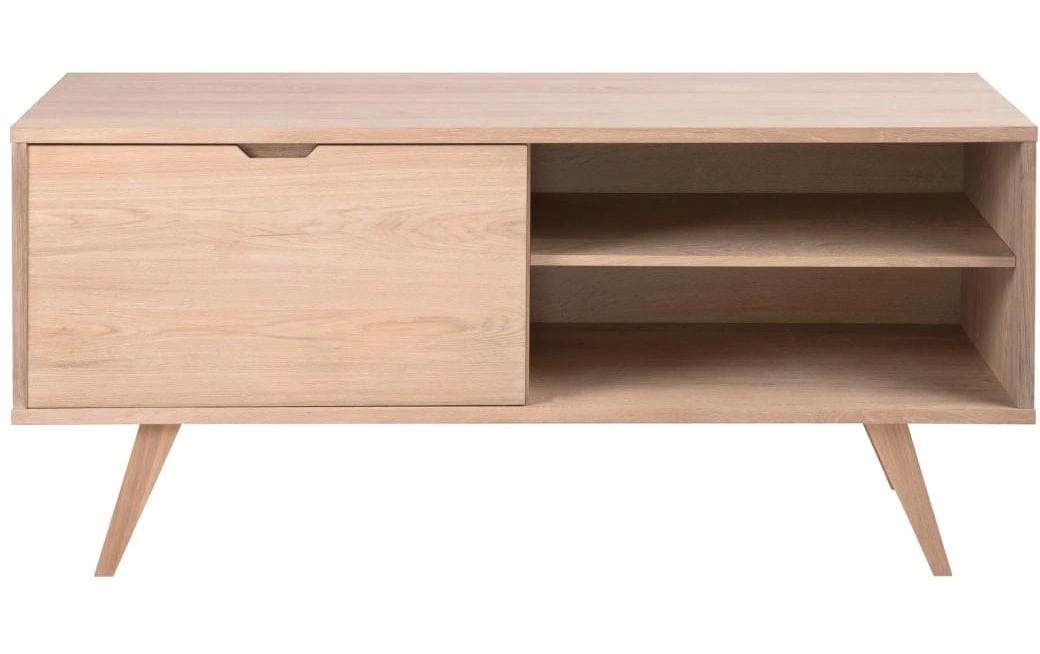 AC Design Buffet »A-Line« Sideboard, weiss pigmentierte Eiche, 1 Tür, 4 Schubladen, Breite 160 cm