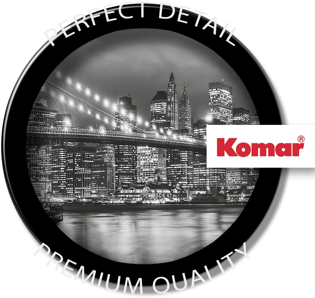 Komar Fototapete »Brooklyn B/W - Grösse 368 x 254 cm«, bedruckt, Wohnzimmer, Schlafzimmer