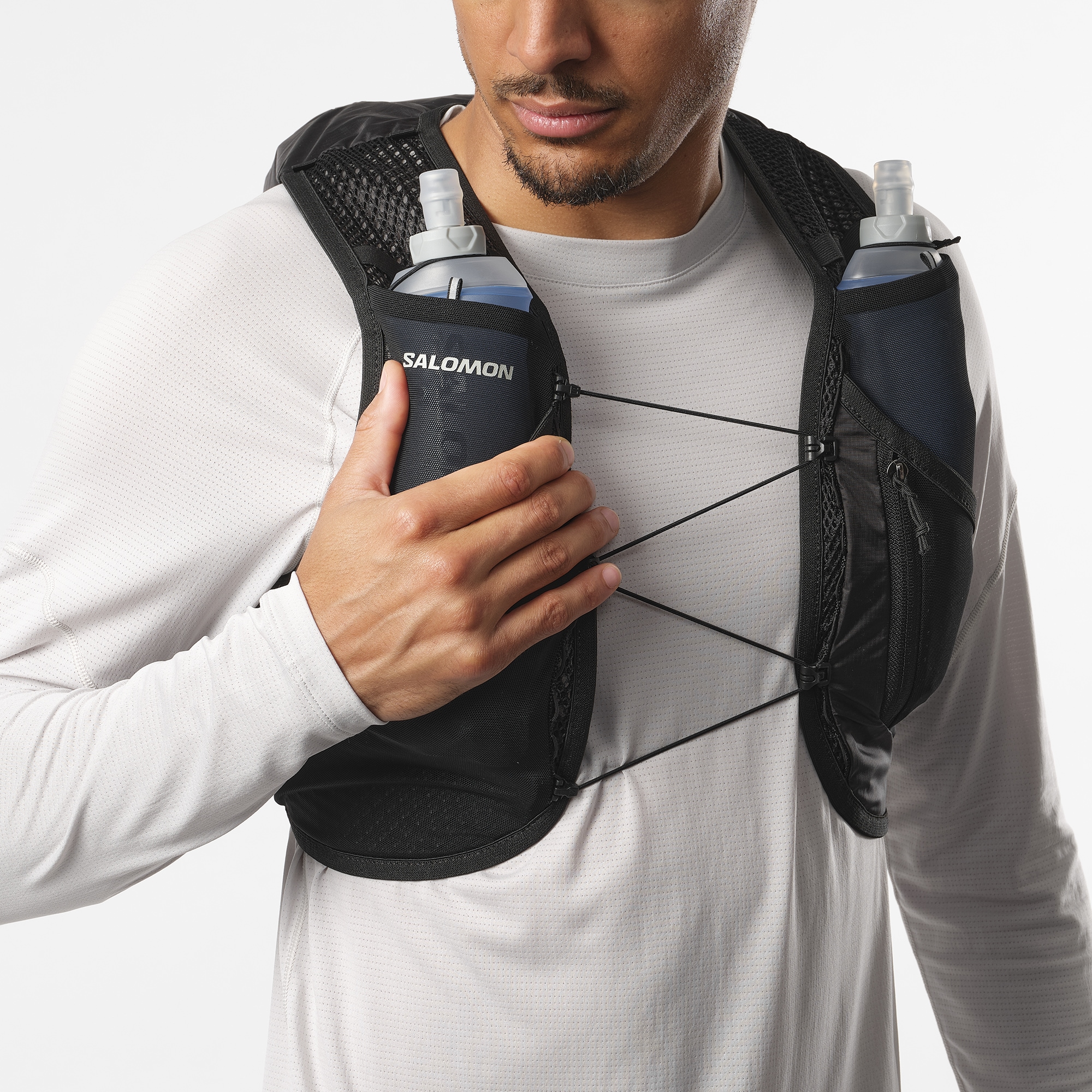 Salomon Trinkrucksack »ACTIVE SKIN 8«, Laufweste Inkl. Soft Flask