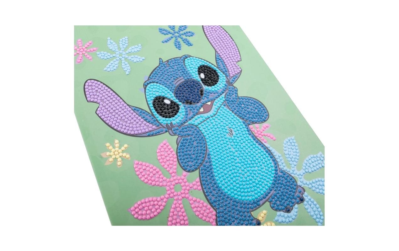   Set créatif »CRAFT Buddy Crystal Art Notebook Disney Stitch«