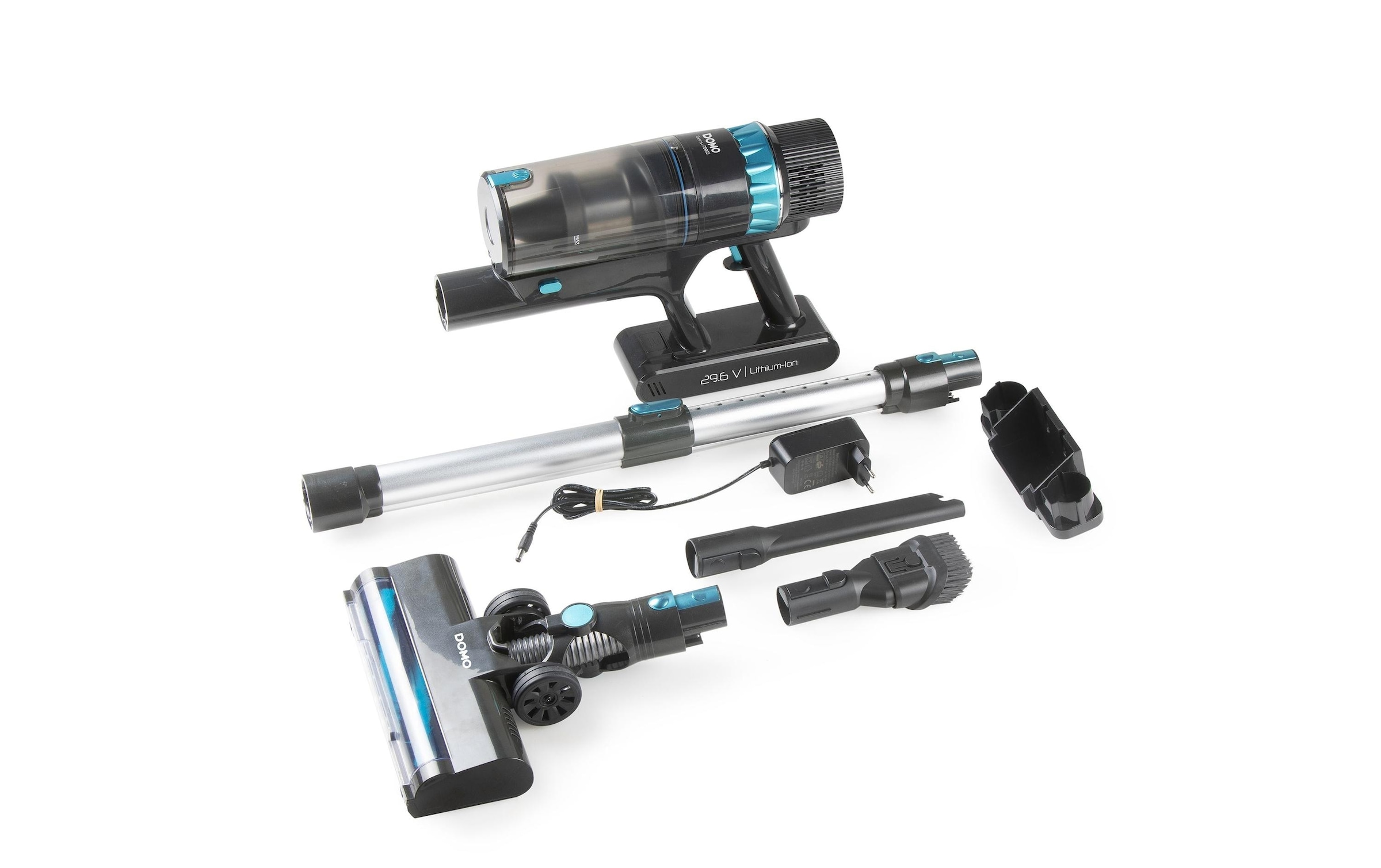 Domo Aspirateur à main et à manche sans fil »DO244SV«