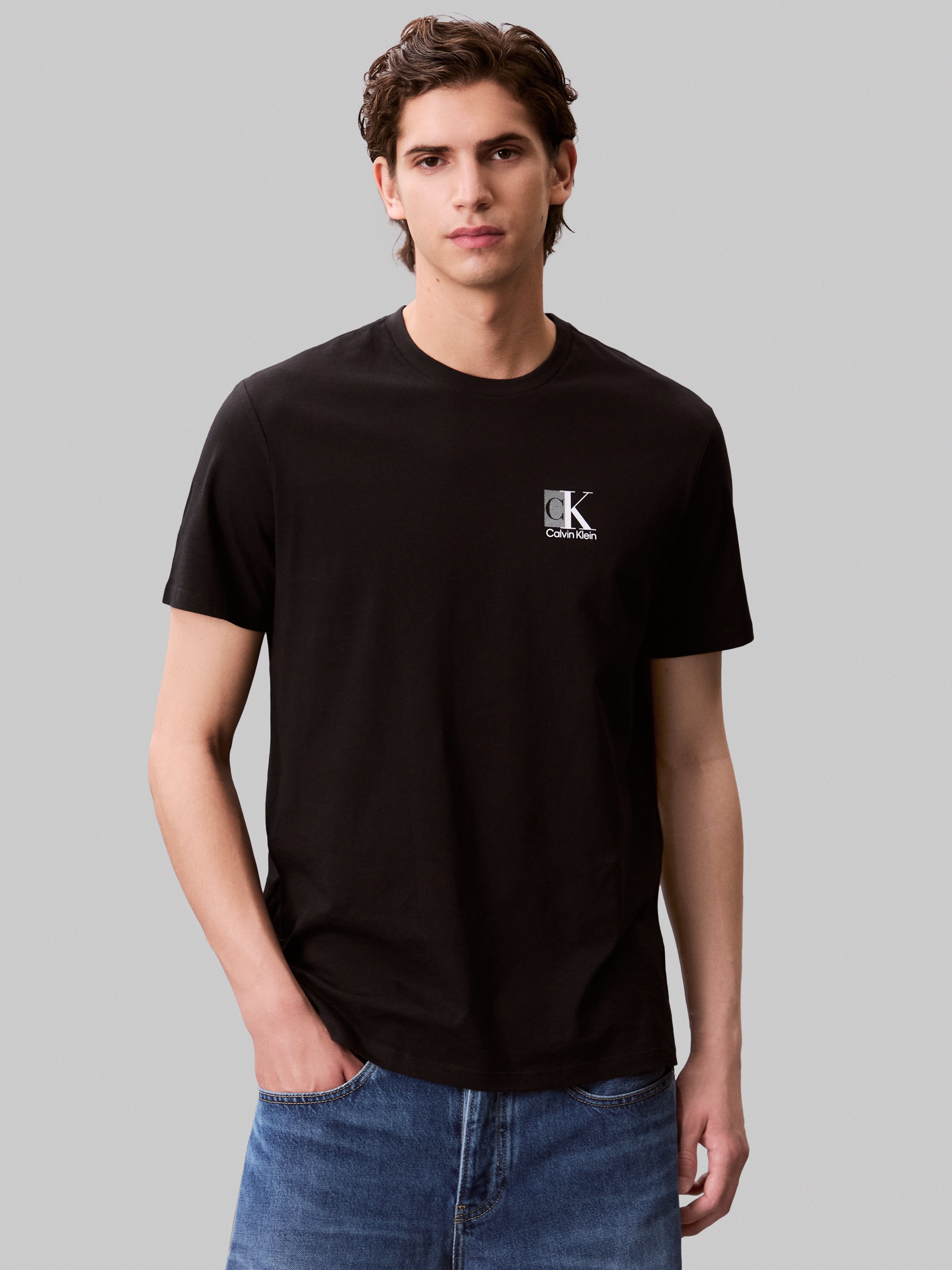 Image of Calvin Klein Jeans T-Shirt "SS 30s E SPRTSWR 1 G" Mit Rundhalsausschnitt