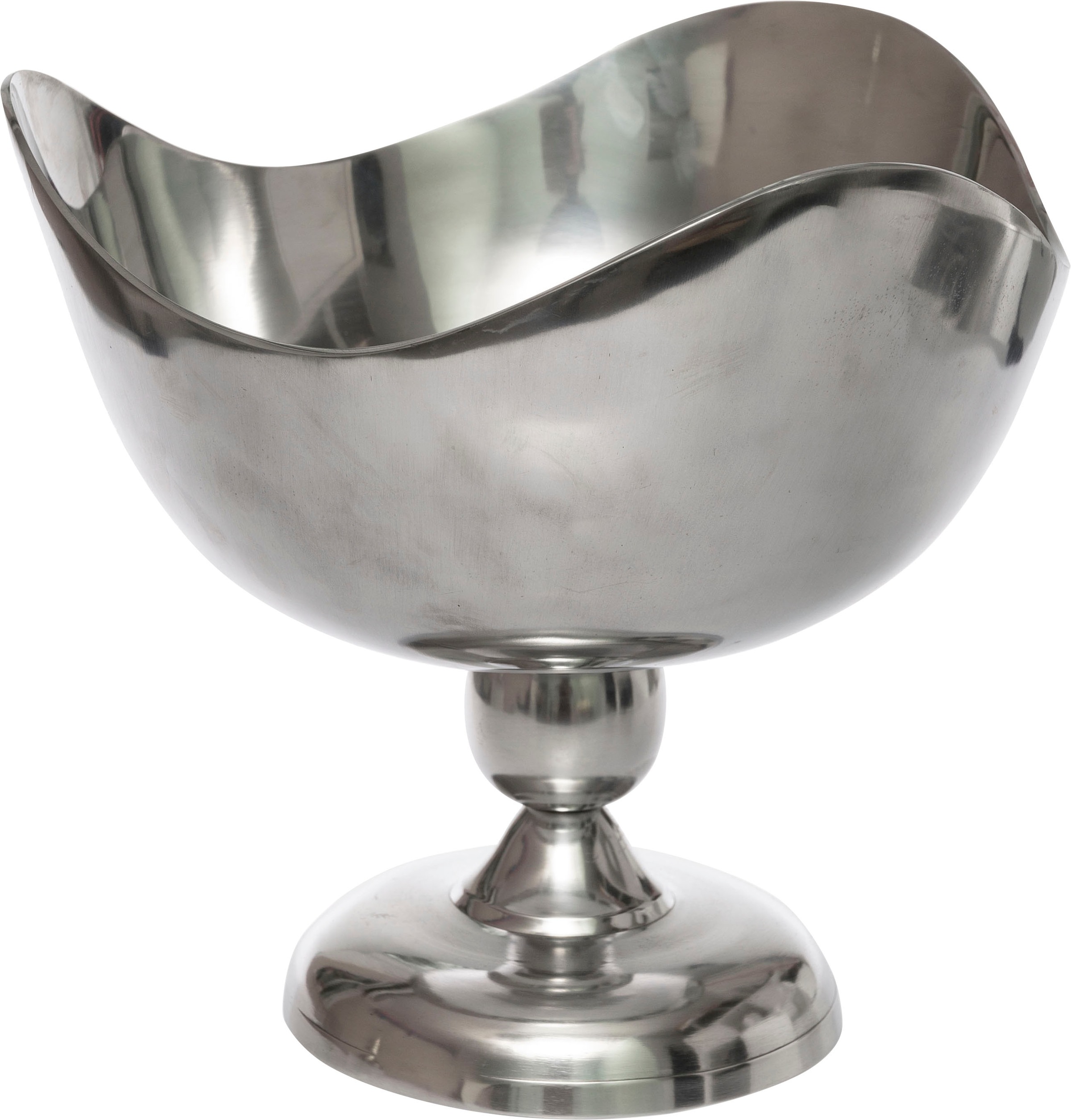 Image of Myflair Möbel & Accessoires Dekoschale »Kamala, silberfarben«, Schale aus Metall, rund, mit Fuss, in verschiedenen Grössen erhältlich, Wohnzimmer bei Ackermann Versand Schweiz