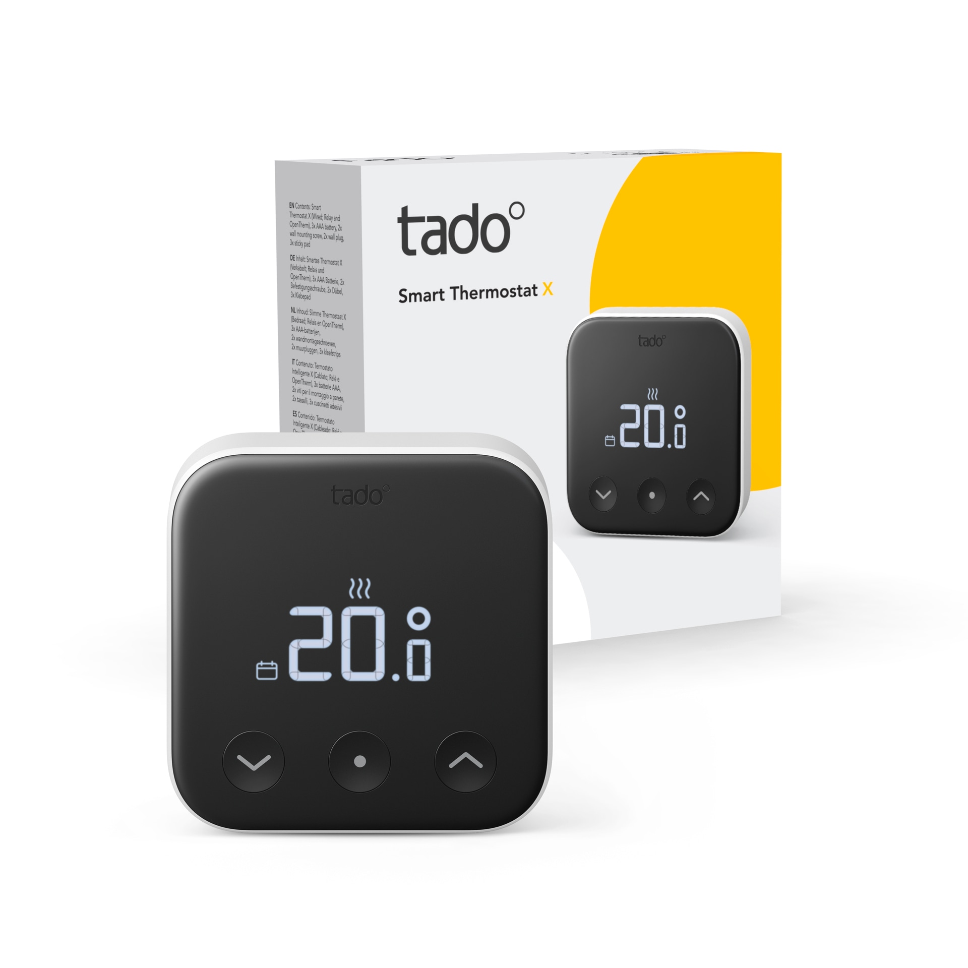 Tado Smart-Home-Zubehör »Kit Smartes Thermostat + 3x Smartes Thermostat (Line X)«, (4 St.)