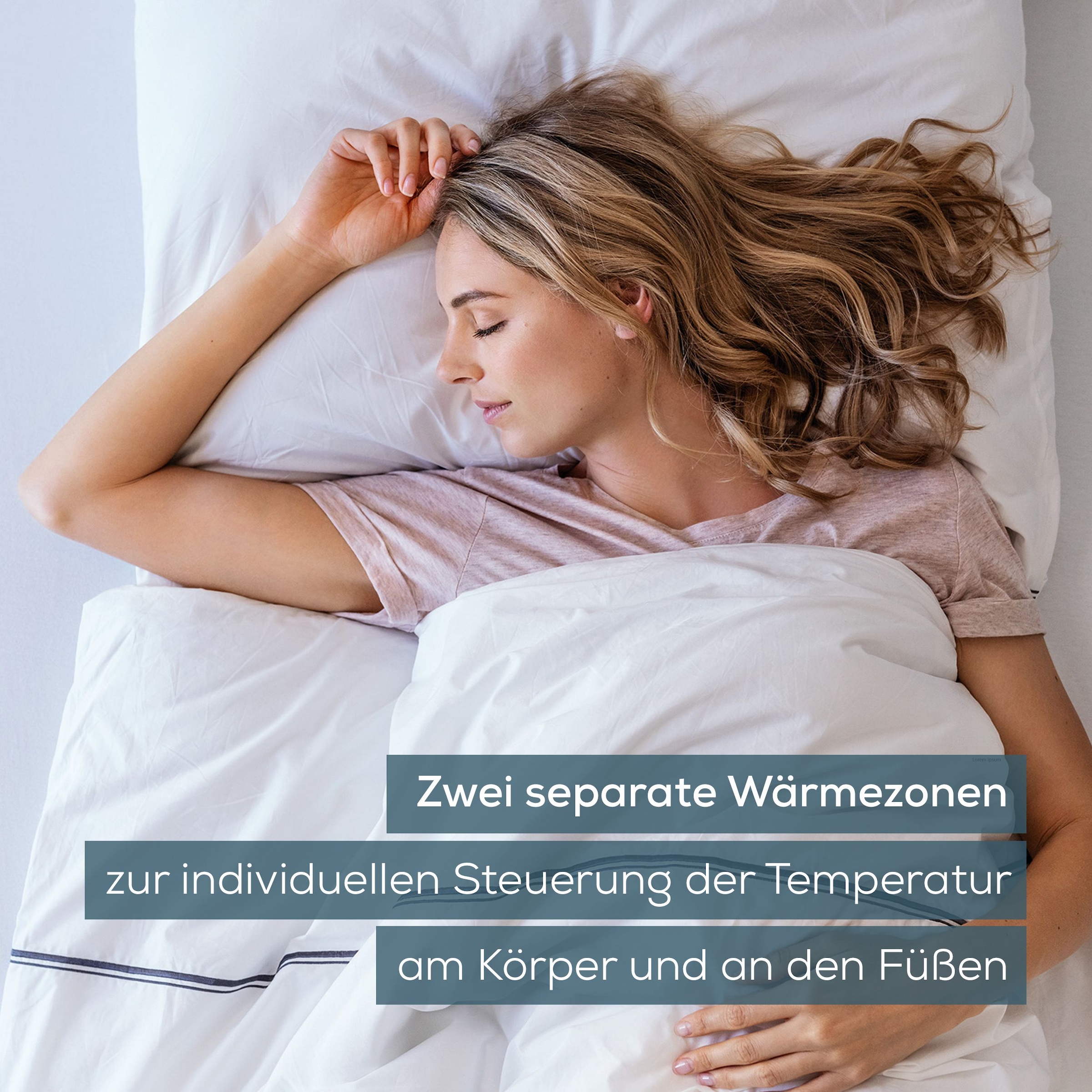 BEURER Wärmeunterbett »UB 90 für ein kuschelig warmes Bett, maschinenwaschbar«, Wärmezone für Körper und Füsse separat einstellbar