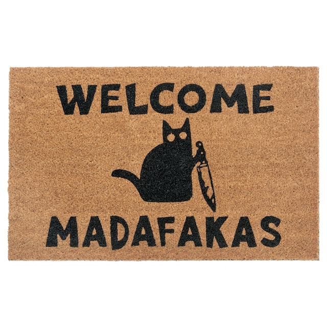 ♕ HANSE Home Fussmatte »Mix Mats Kokos Welcome Madafakas«, rechteckig, Kokos,  Schmutzfangmatte, Outdoor, Rutschfest, Innen, Kokosmatte, Flur  versandkostenfrei auf