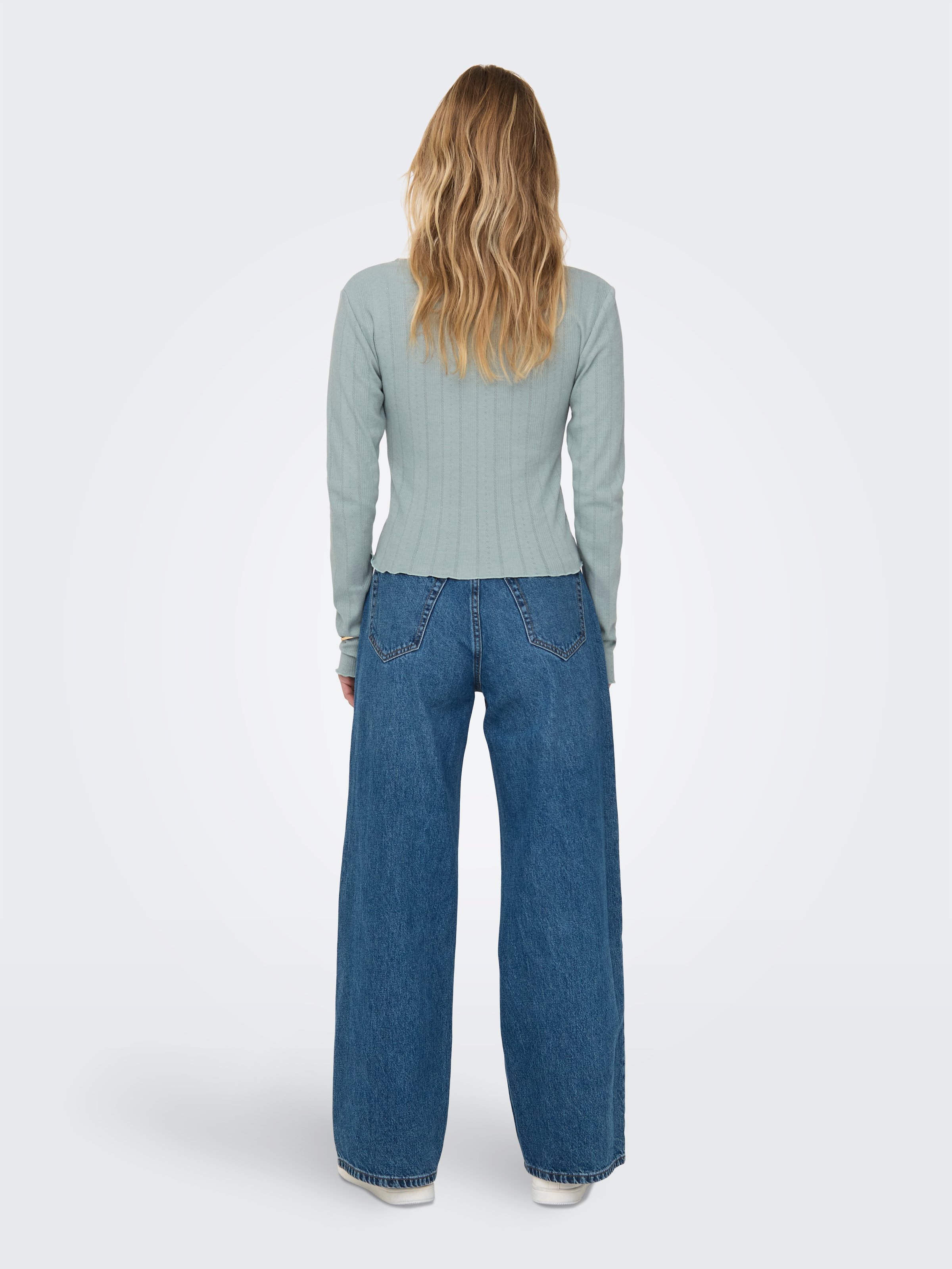 ONLY Langarmshirt »ONLCARLOTTA L/S WRAP TOP JRS«