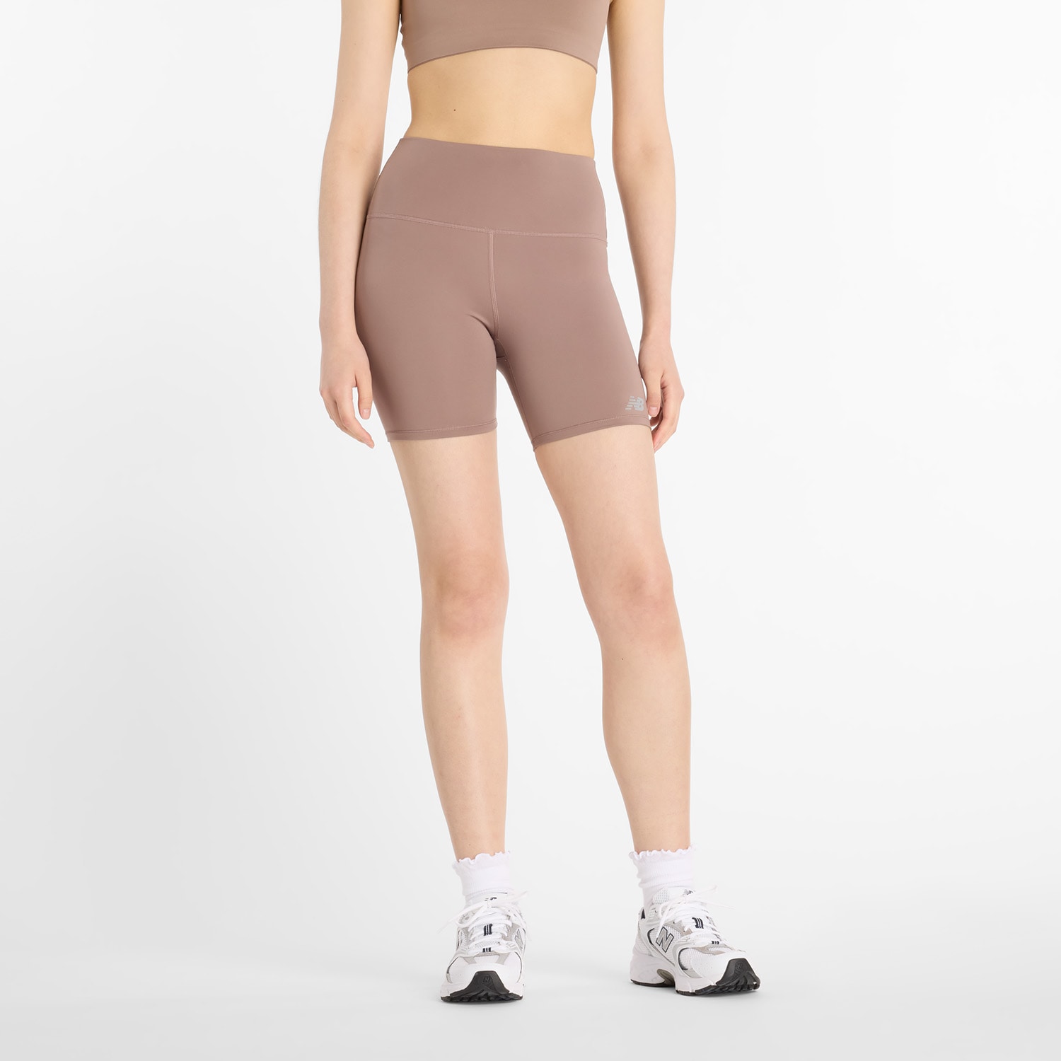New Balance Short de course »NB HARMONY HIGH RISE SHORT 6«  Adapté pour le fitness et les activités sportives