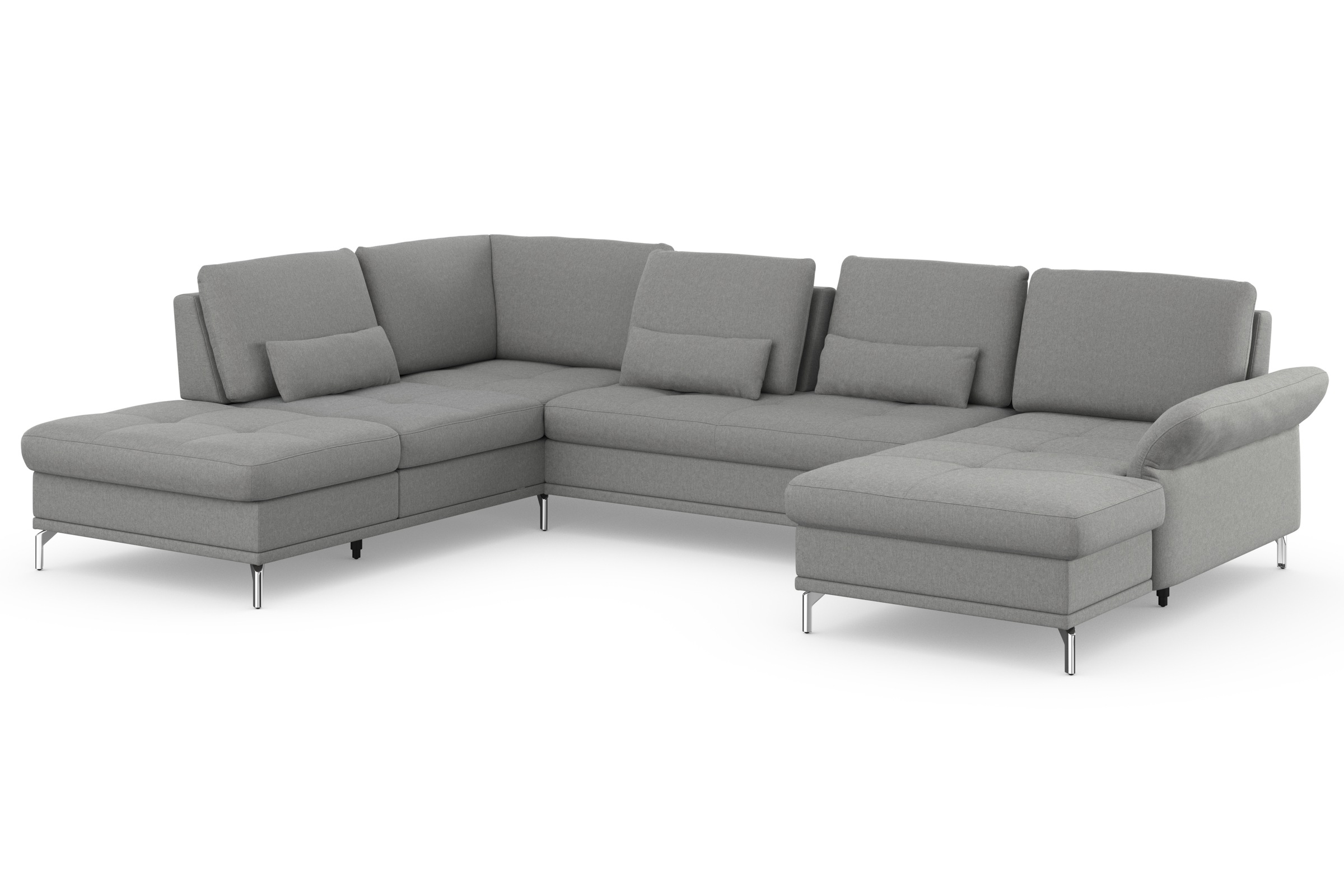 INOSIGN Wohnlandschaft »Palm Beach U-Form« Federkern, mit Sitztiefenverstellung, wahlweise mit Bettfunktion