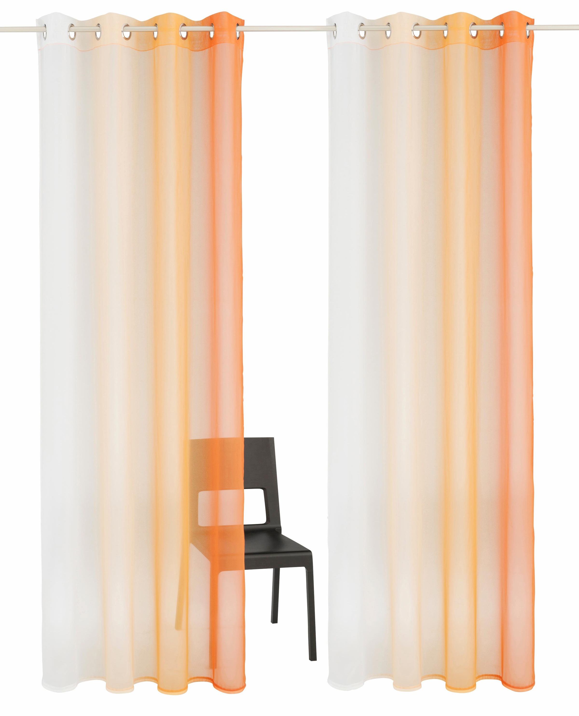 Image of my home Gardine »Valverde«, (2 St.), Vorhang, Fertiggardine, Farbverlauf, transparent bei Ackermann Versand Schweiz