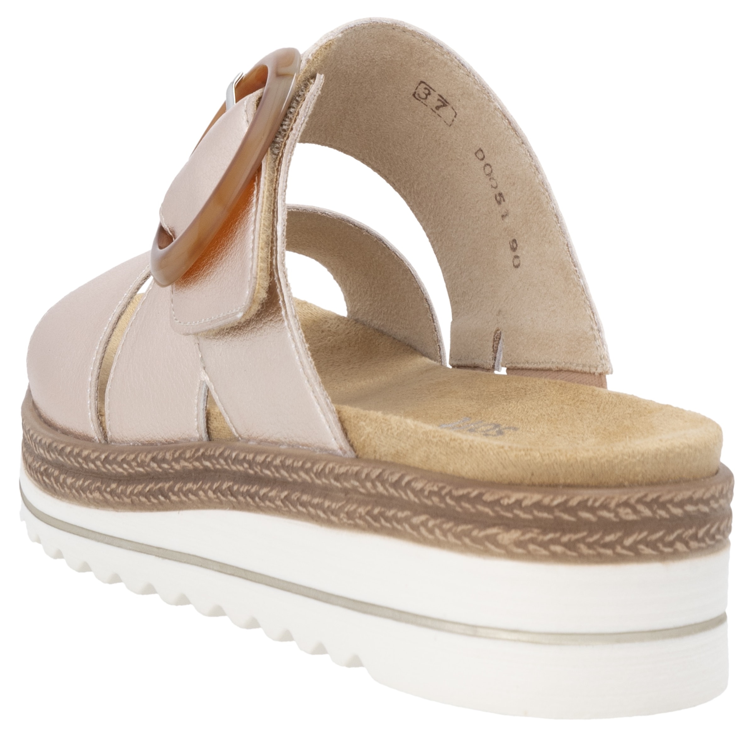 Remonte Pantolette  , Keilabsatz, Sommerschuh, Schlappen mit Zierschnalle