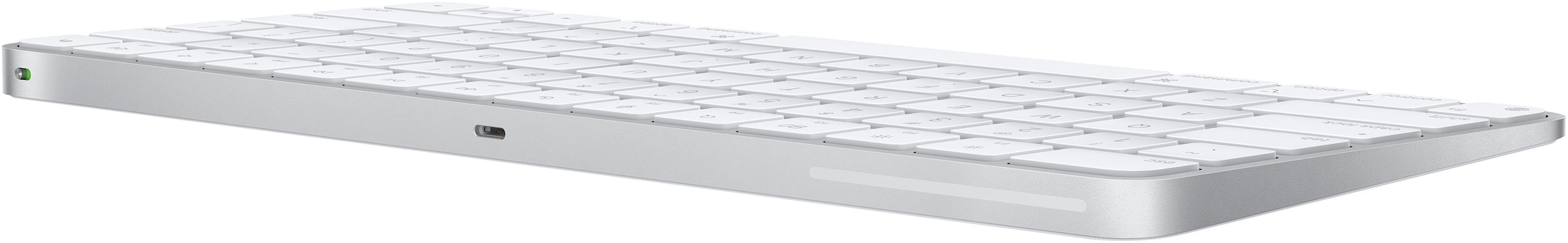 Apple Apple-Tastatur »Magic Keyboard« (Angenehmes Tippen | Lautstärkeregler | Multimedia-Tasten | USB-Anschluss | iOS Sondertasten)