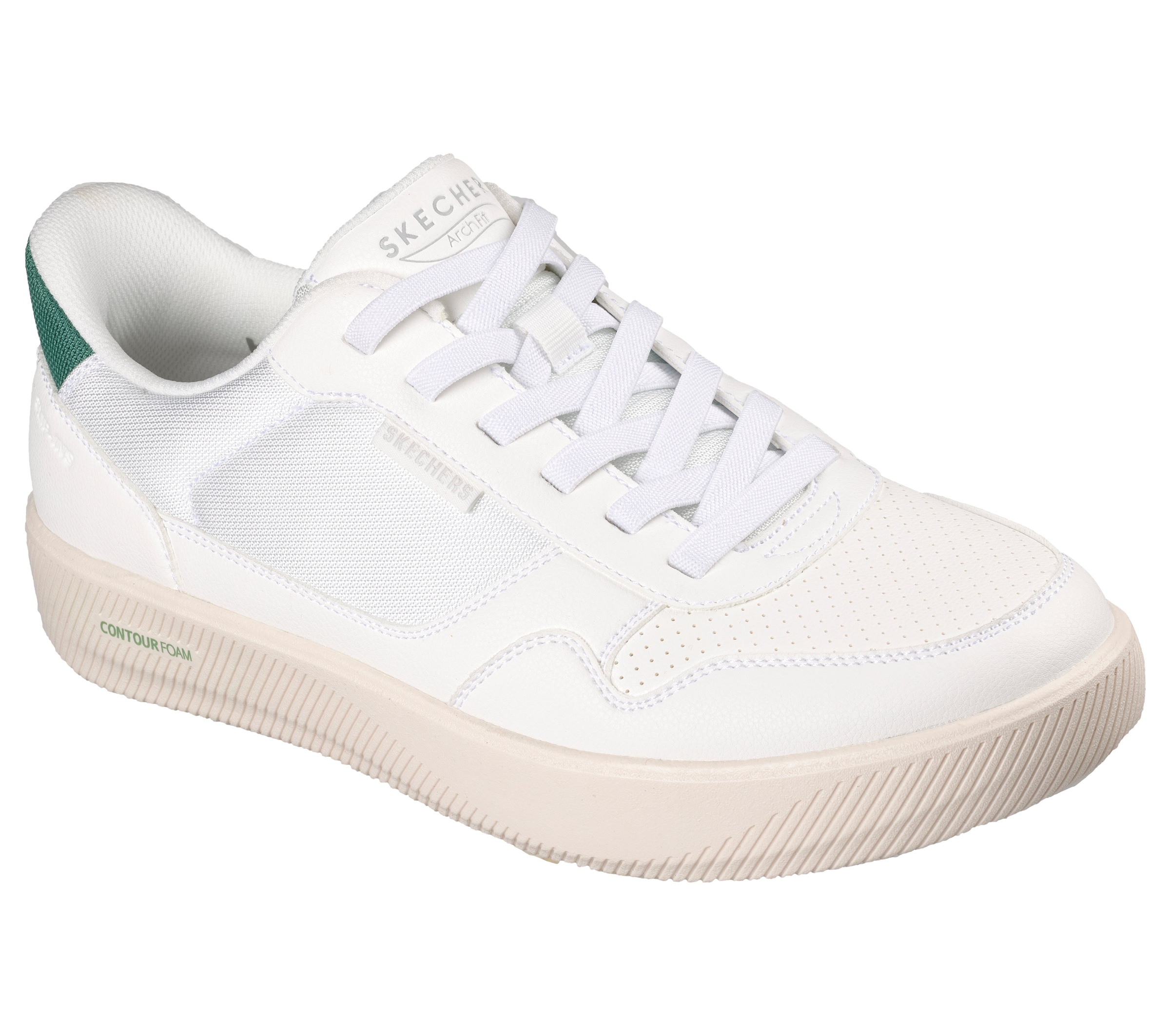 Image of Skechers Slip-On Sneaker "ARCH FIT COURT BREAK" Schnürschuh, Freizeitschuh mit Handsfree Slip-Ins Technologie