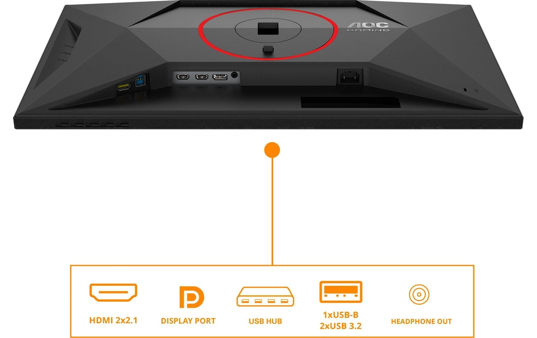 AOC Gaming-Monitor »Q27G4SRU« 68,58 cm/27 ″  2560 x 1440 px WQHD 180 Hz