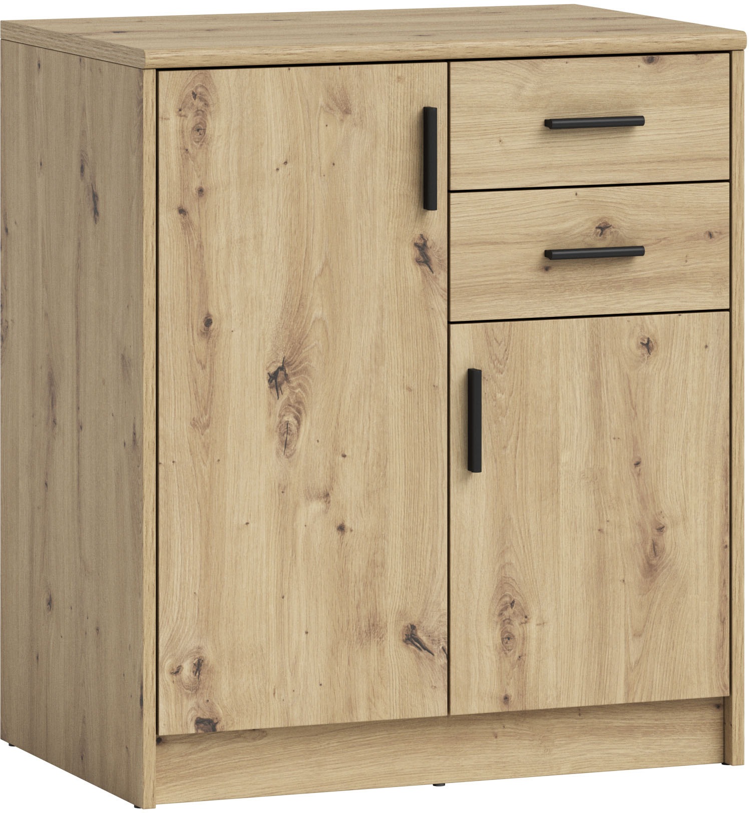 HBZ Sideboard »Nelly Kommode, BxHxT 74x86x50cm« 1 Stk. tlg. Breite 74cm, Einlegeböden verstellbar, foliert