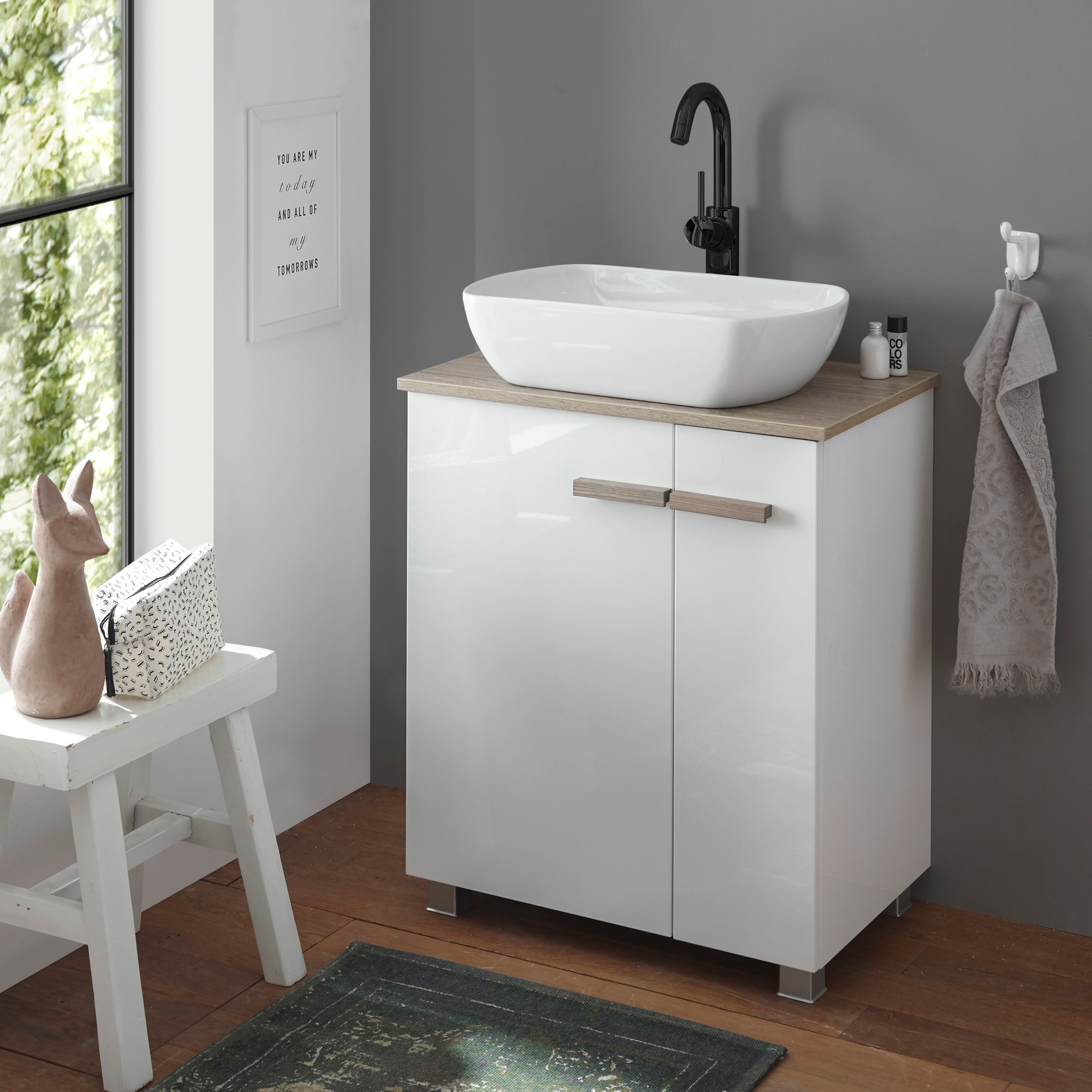 PLACES OF STYLE Waschtisch »SOLiD«