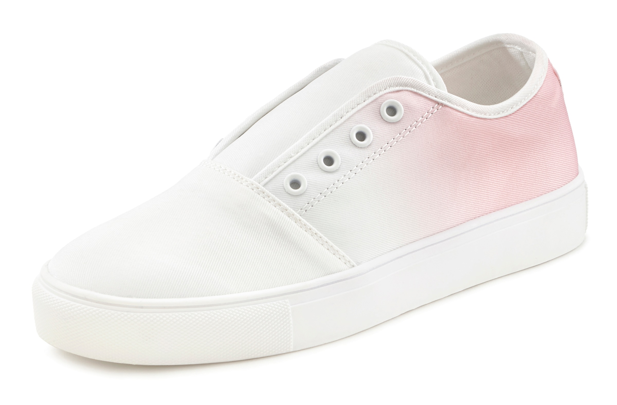 Image of LASCANA Sneaker, mit dezentem Farbverlauf ohne Schnürung vegan bei Ackermann Versand Schweiz