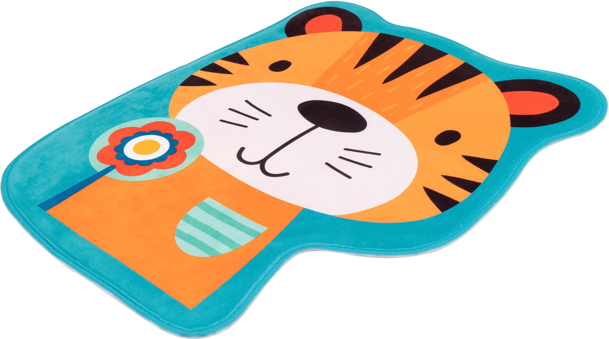 Image of Obsession Kinderteppich »My Mila Kids 149«, Motivform, 8 mm Höhe, Motiv Tiger, waschbar, Kinderzimmer bei Ackermann Versand Schweiz